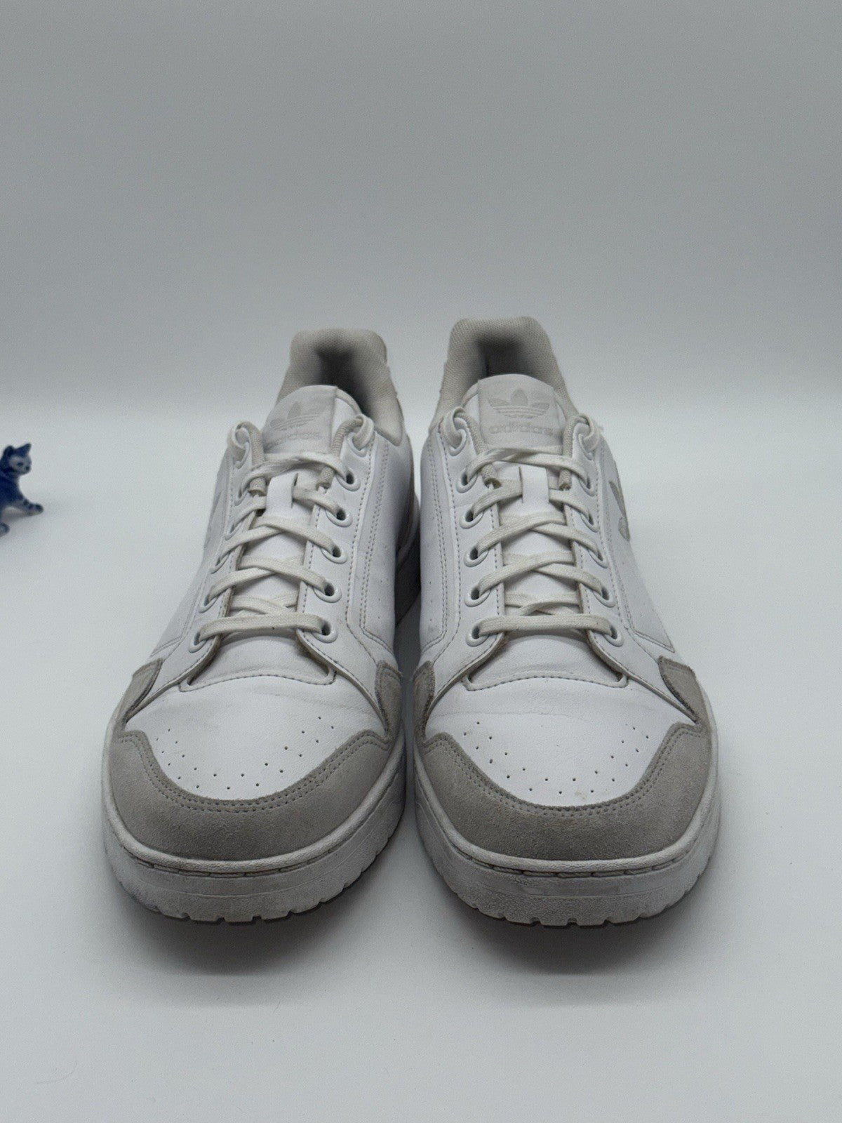 adidas Originals NY 90 Trainers White x Grey Size UK 12 (JI1899)