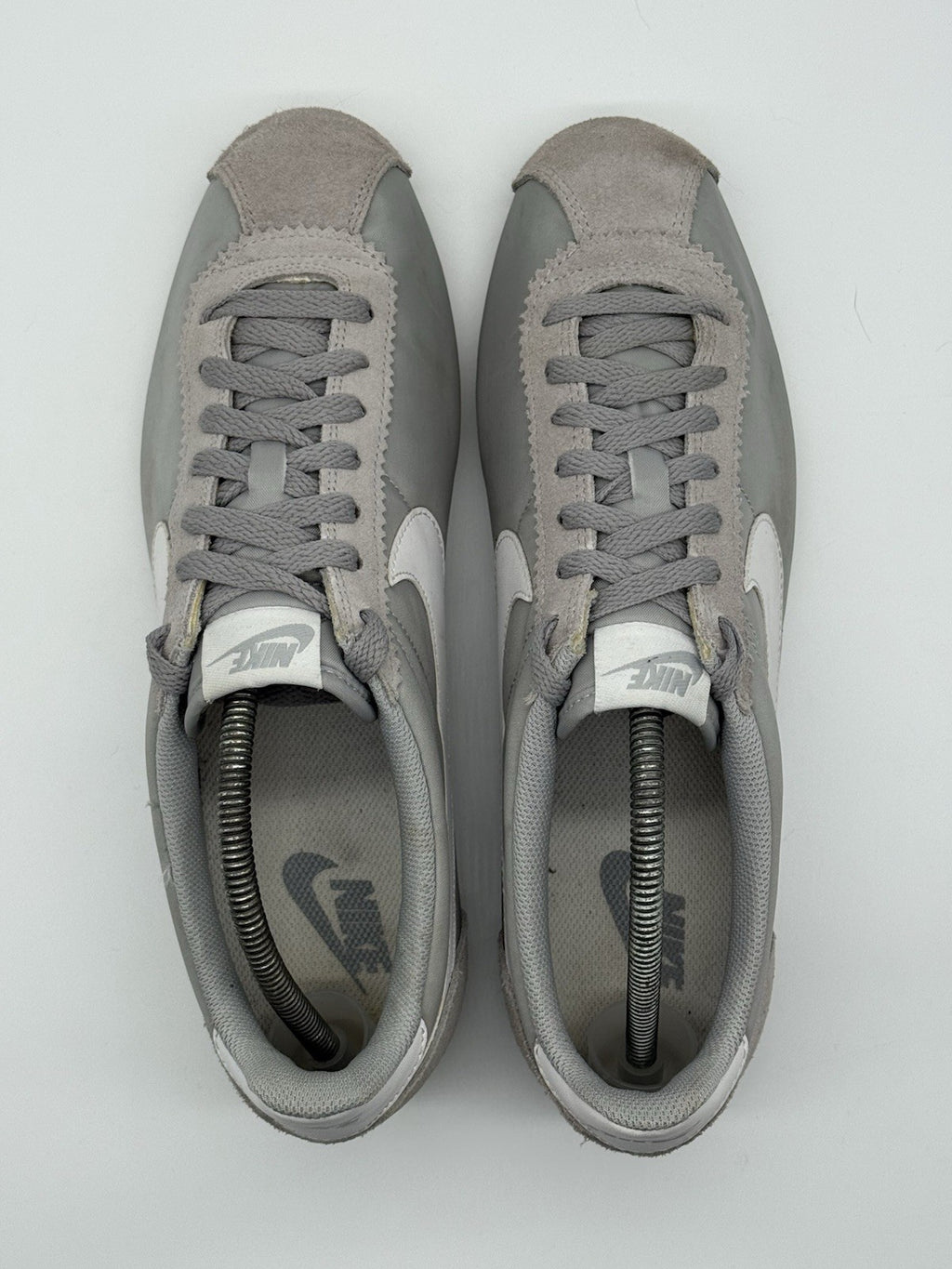 (2015) Nike Classic Cortez Nylon OG - Wolf Grey White - Size UK 10 (807472-010)