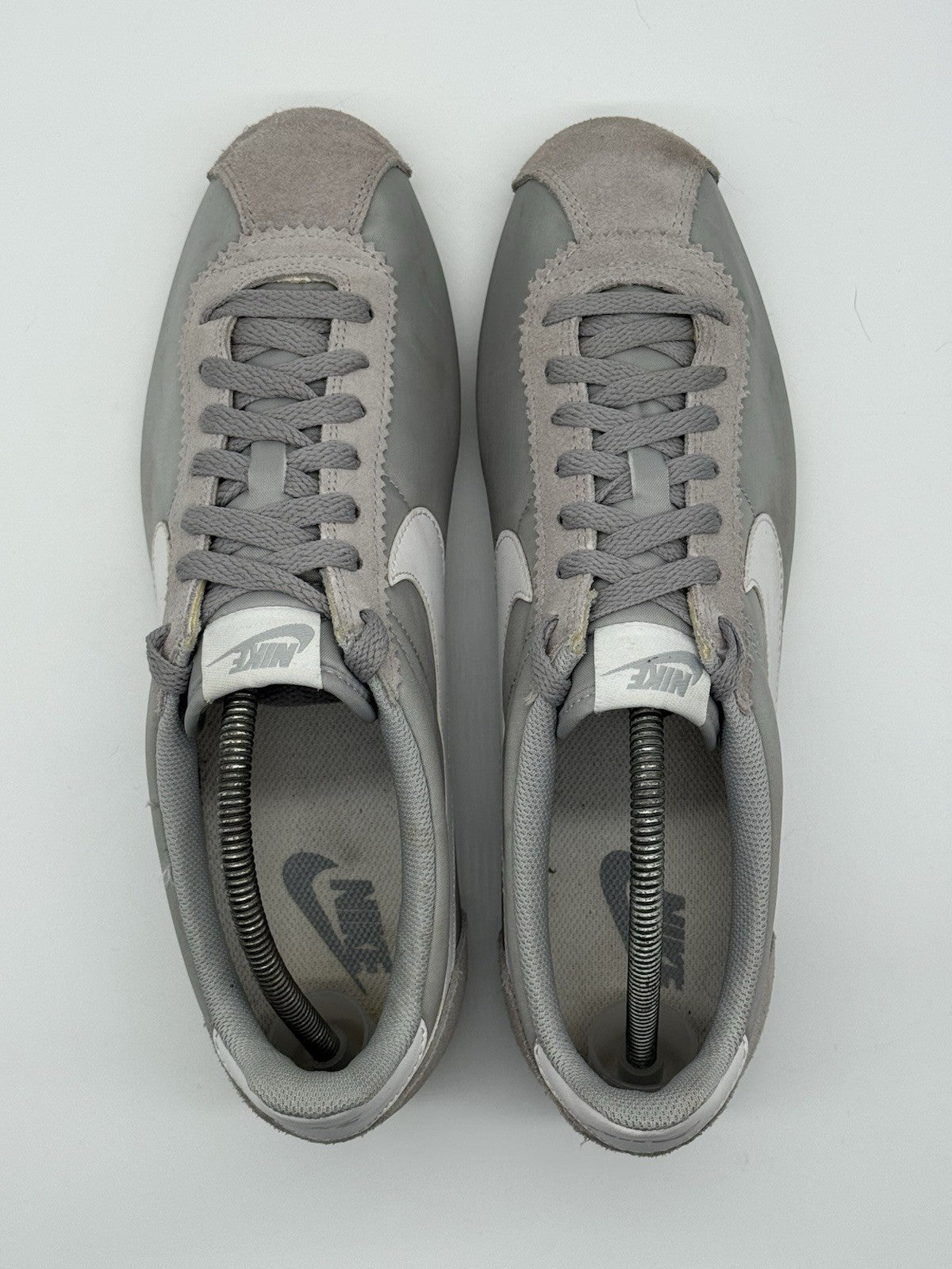 (2015) Nike Classic Cortez Nylon OG - Wolf Grey White - Size UK 10 (807472-010)