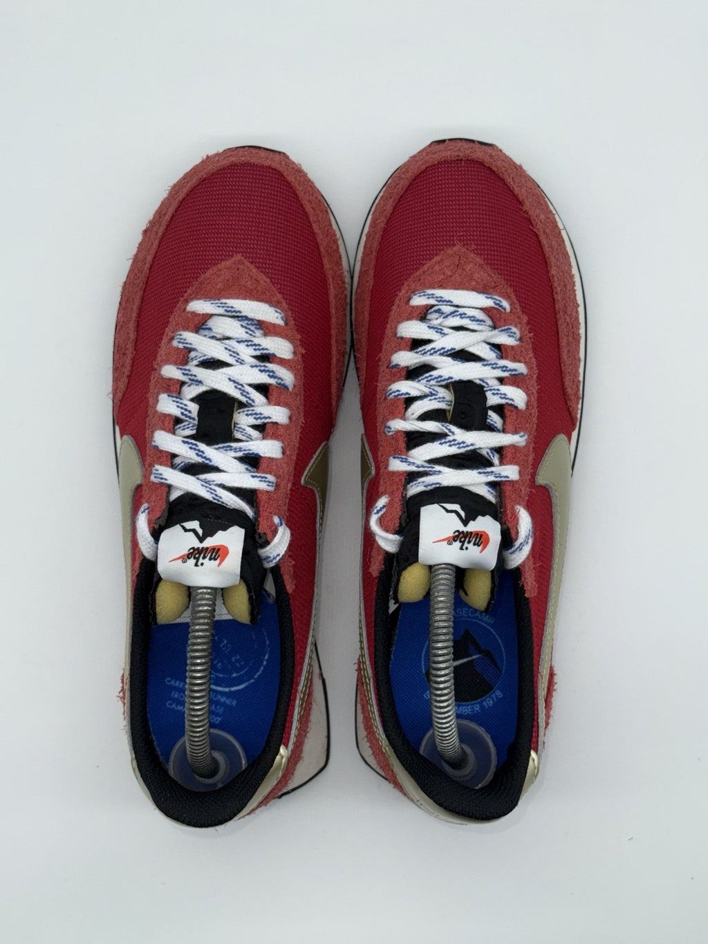 (2021) Nike Waffle Trainer 2 SD Gym Red Metallic Gold Star UK 7 (DC8865-600)