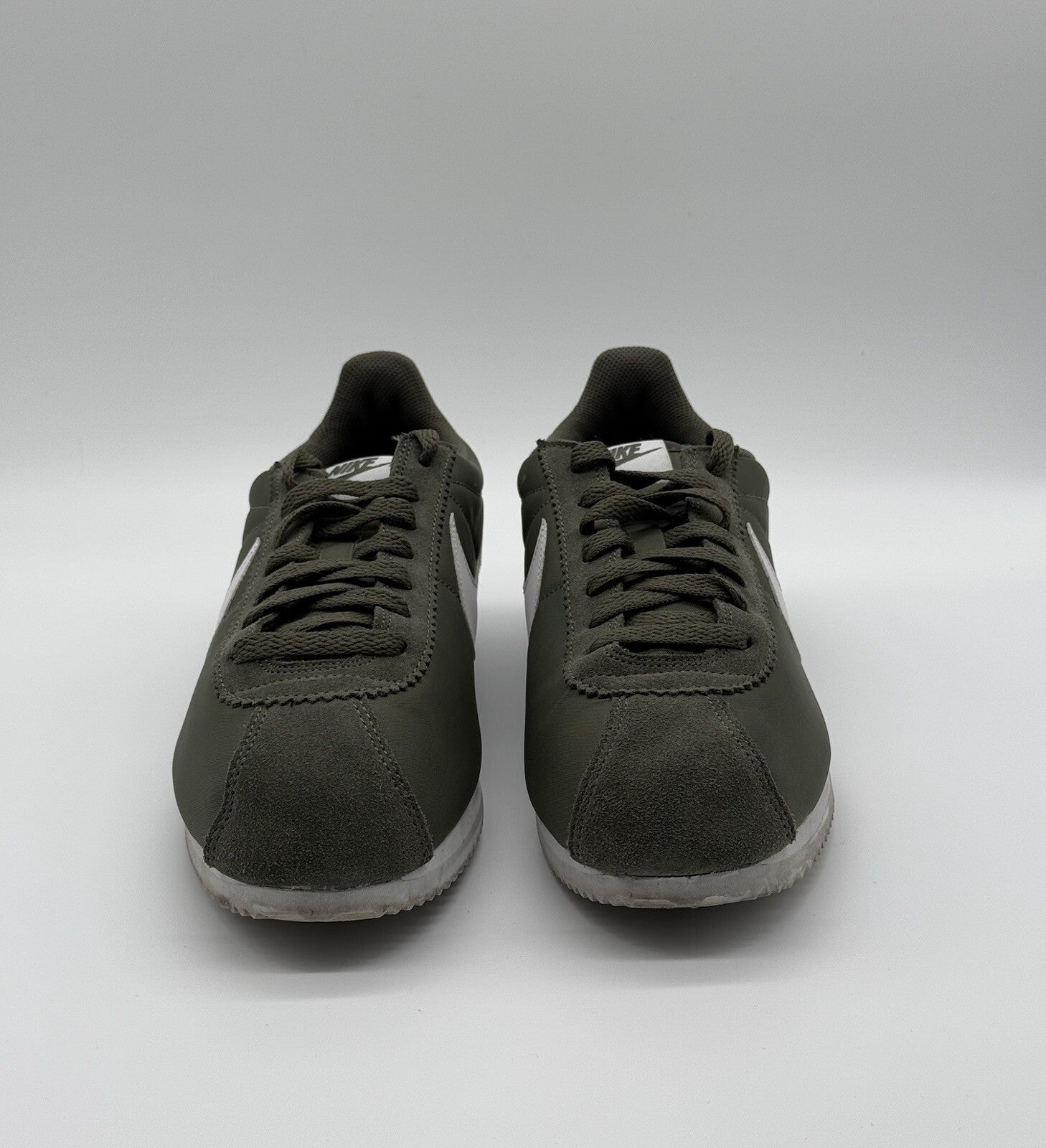 Men’s Nike Classic Cortez Nylon Cargo Khaki & White Size UK 9.5 (807472-300)