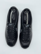 (2016) Nike Classic Cortez Leather Black/Dark Grey-White Men's UK 9