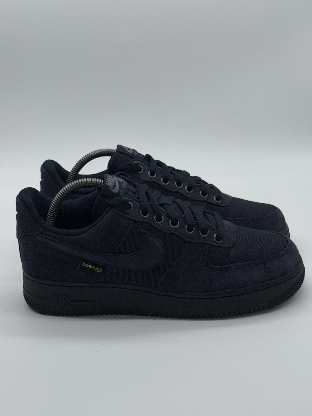 (2024) Nike Air Force 1 Cordura Dark Obsidian Navy Retro Suede Size UK 7