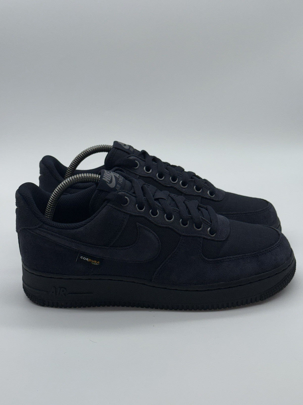 (2024) Nike Air Force 1 Cordura Dark Obsidian Navy Retro Suede Size UK 7