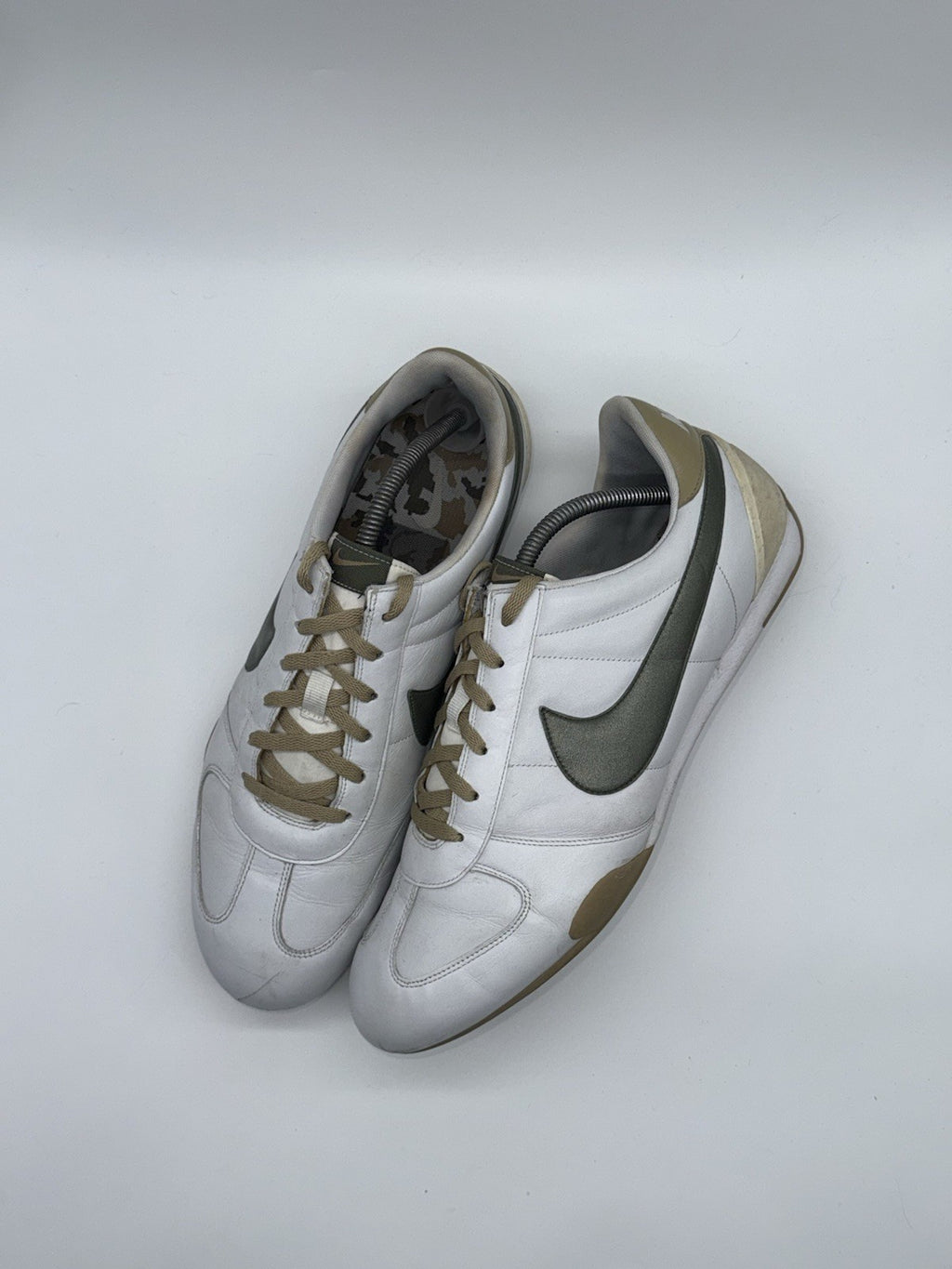(2006) Vintage Nike Sprint Brother White x Olive Green Trainers Men’s UK 11