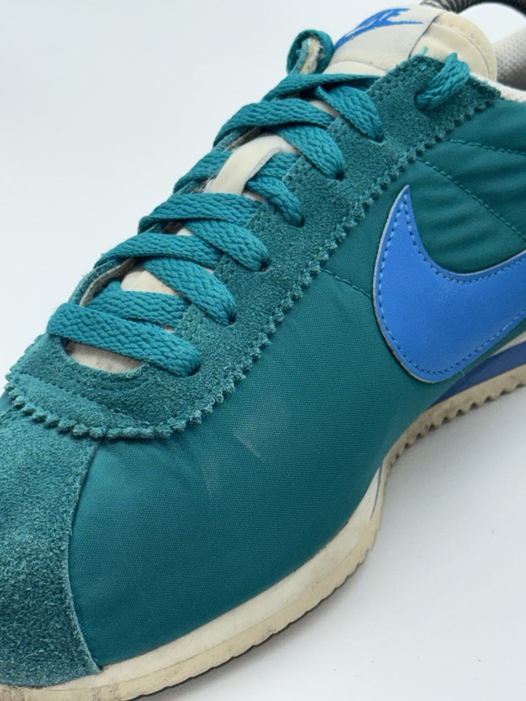 Nike Classic Cortez Nylon 'Teal Green x Blue' (2015) – UK 9.5