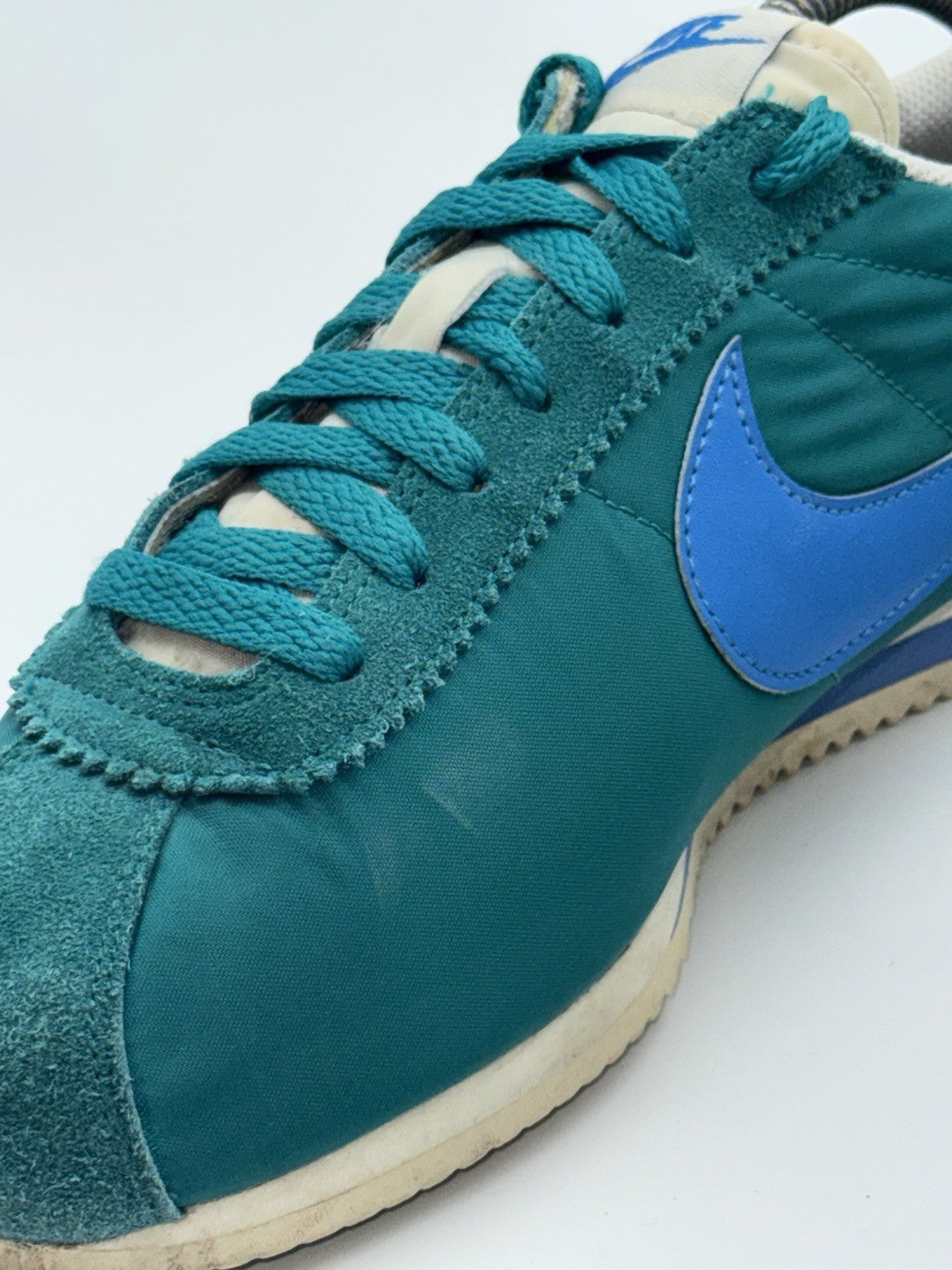 Nike Classic Cortez Nylon 'Teal Green x Blue' (2015) – UK 9.5