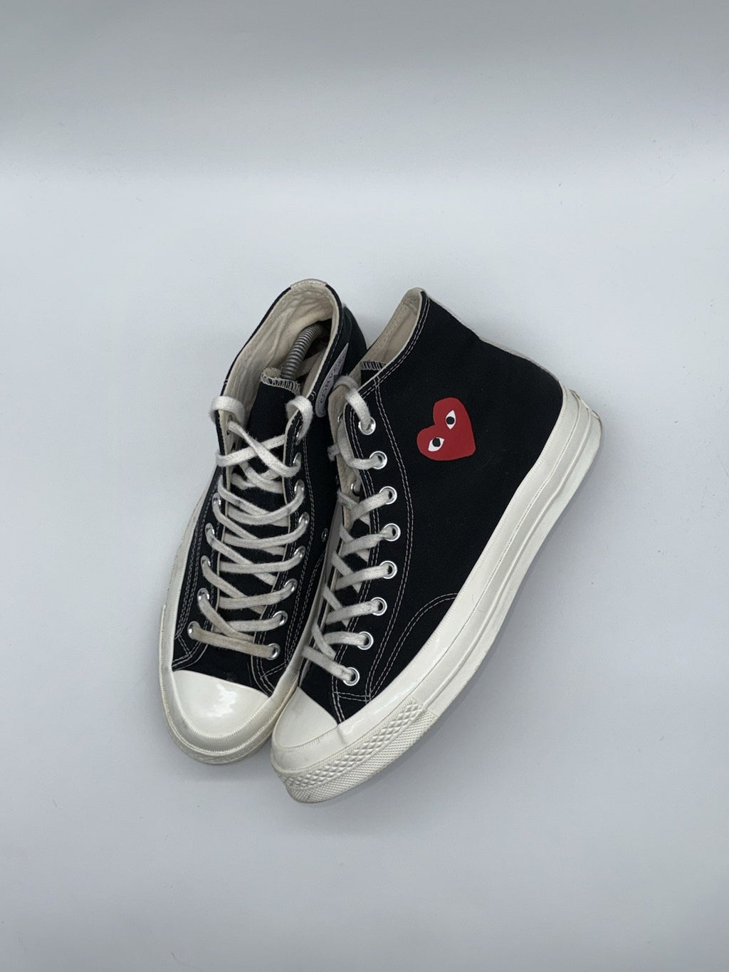 Comme des Garcons Play x Converse Chuck 70 High Red Heart Black Size UK 9