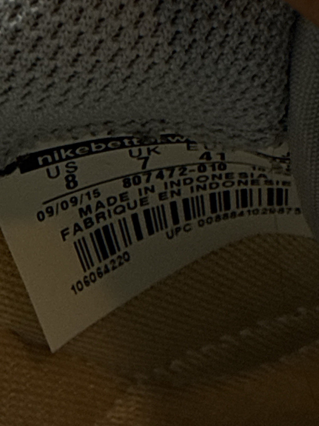Nike Classic Cortez Nylon OG 'Wolf Grey x White' (2015) – UK 7