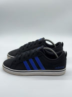 Adidas VS Pace 2.0 HP6004 Black x Royal Blue 3 Stripes UK Size 9