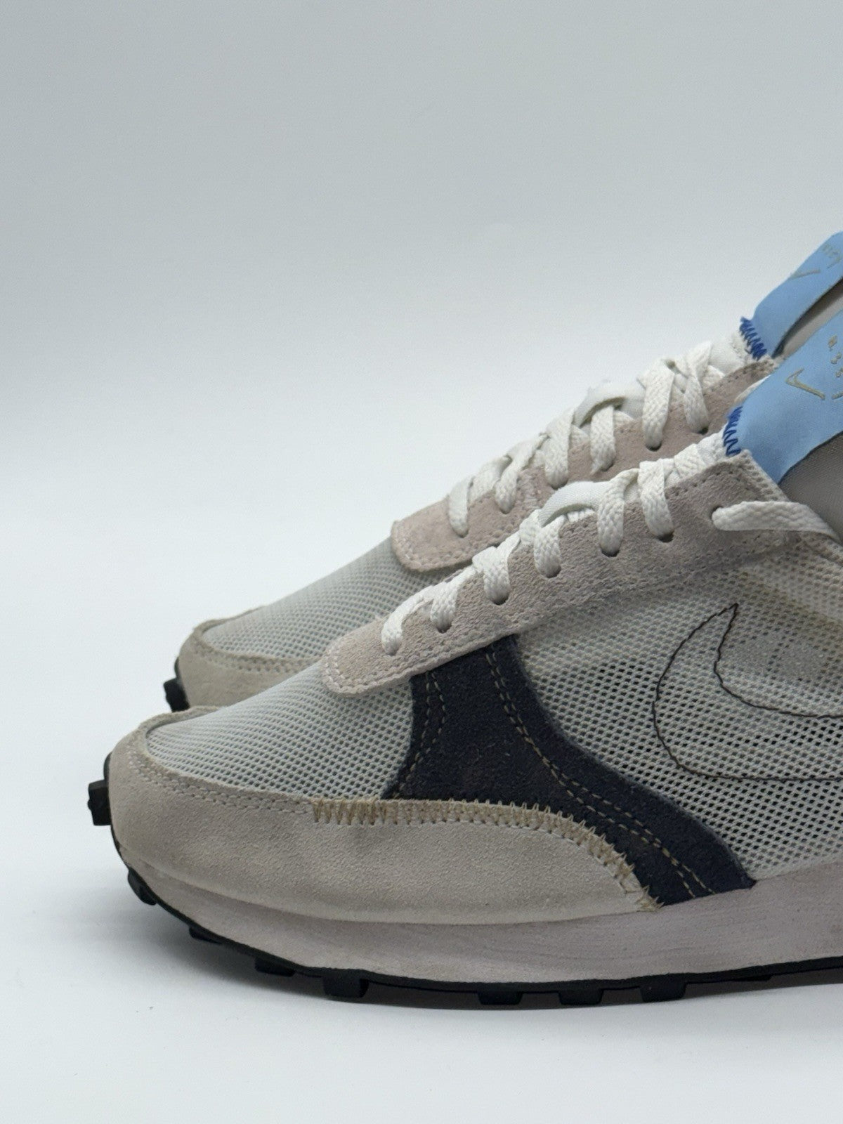 (2020) Nike Daybreak Type White x Laser Blue Retro Trainers Size UK 7