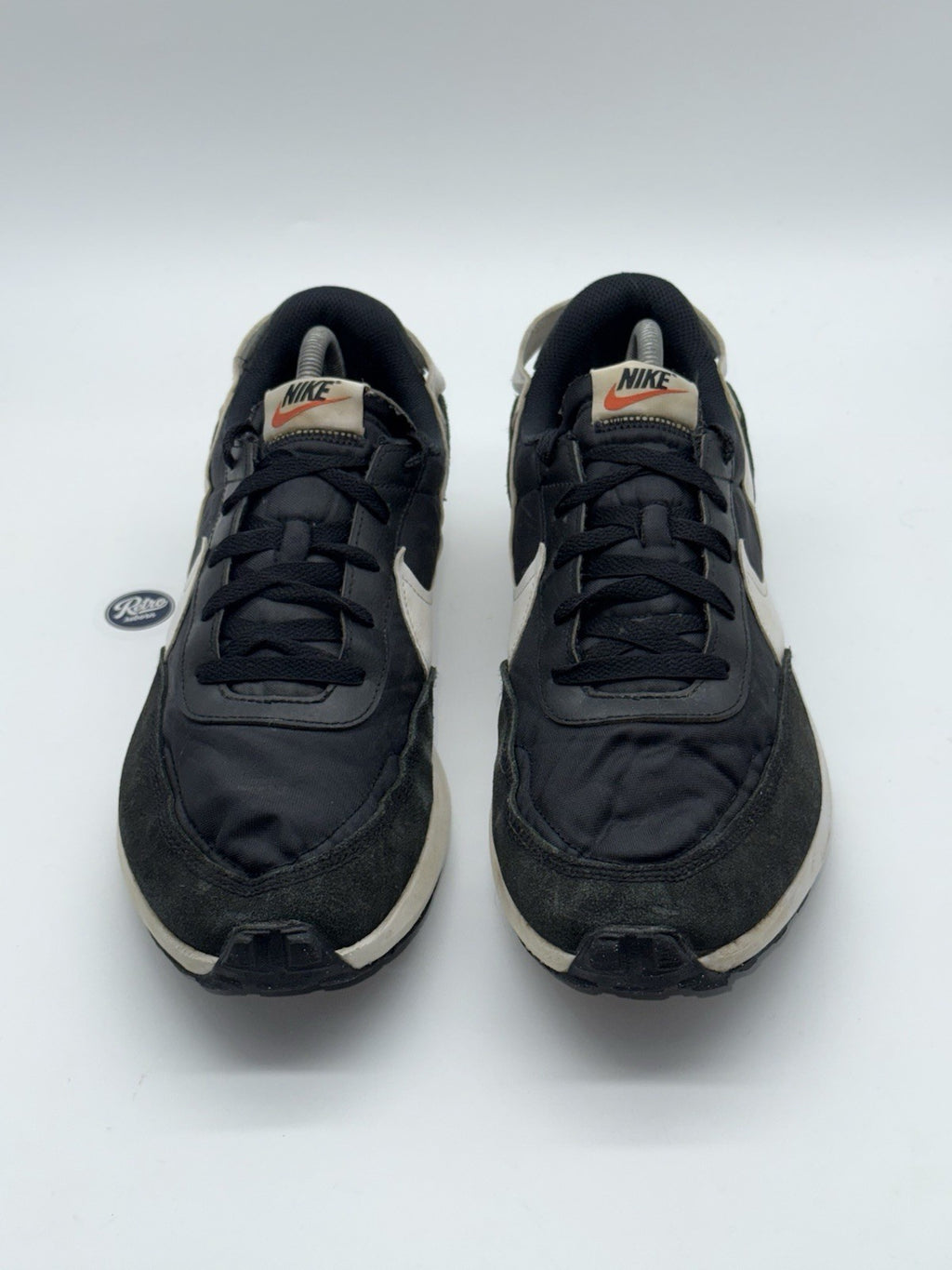 Nike Waffle Debut 'Black x White x Orange' – UK 10.5