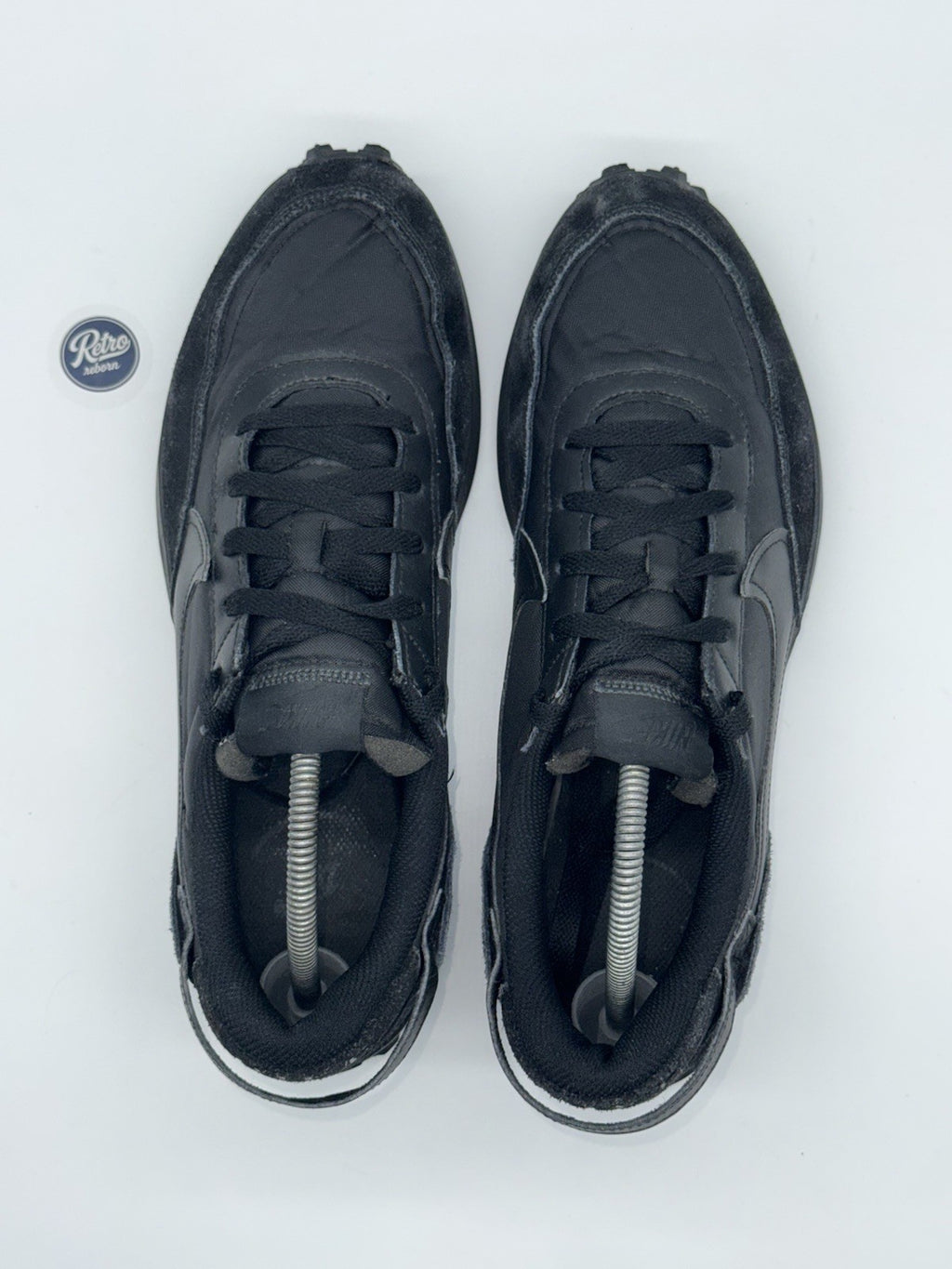 Nike Waffle Debut 'Triple Black' (2022) – UK 9.5