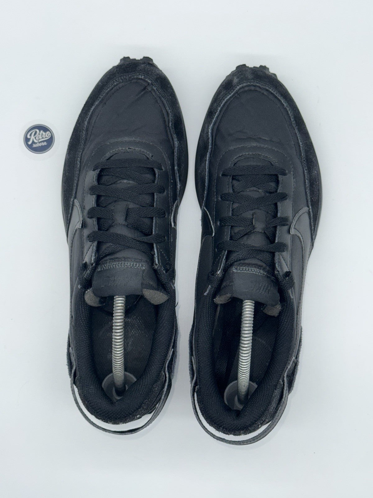 Nike Waffle Debut 'Triple Black' (2022) – UK 9.5