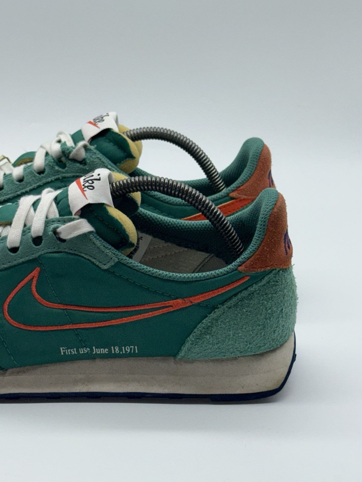 Nike Waffle Trainer 2 'Green Noise x Orange' (2021) – UK 9