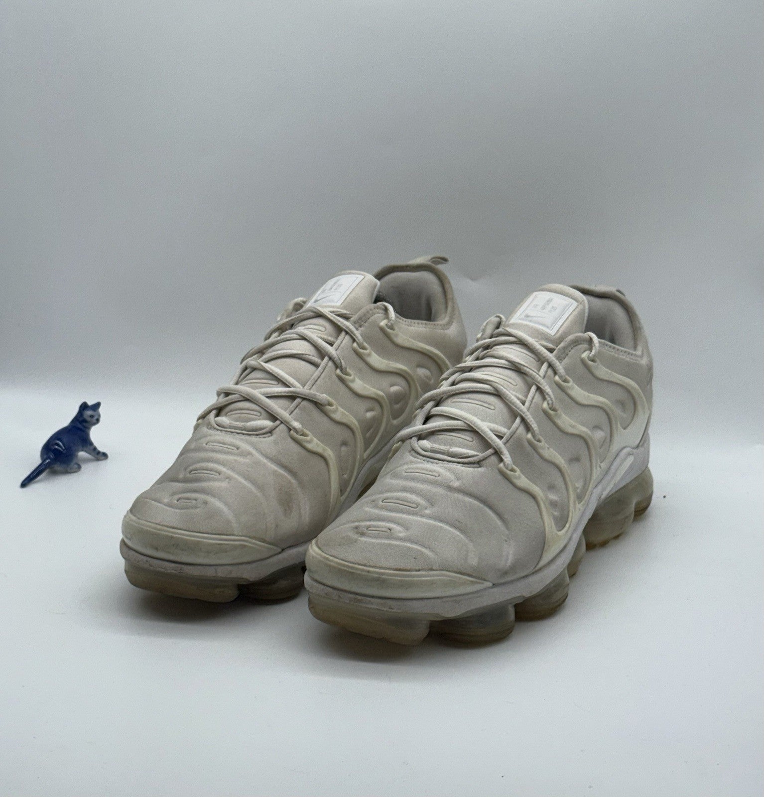 Nike Air Vapormax Plus Triple White Pure Platinum Men’s UK 10.5 (924453-100)