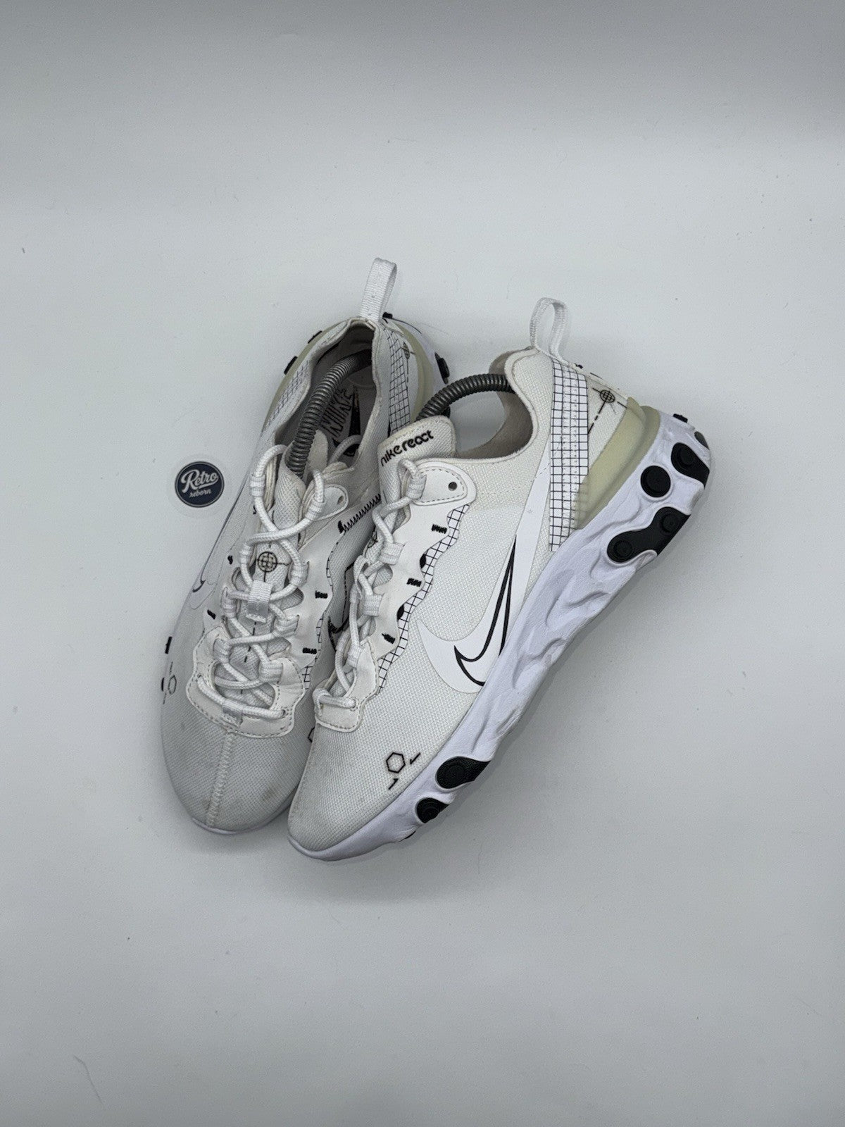 Nike React Element 55 'Schematic' trainers – UK 7.5