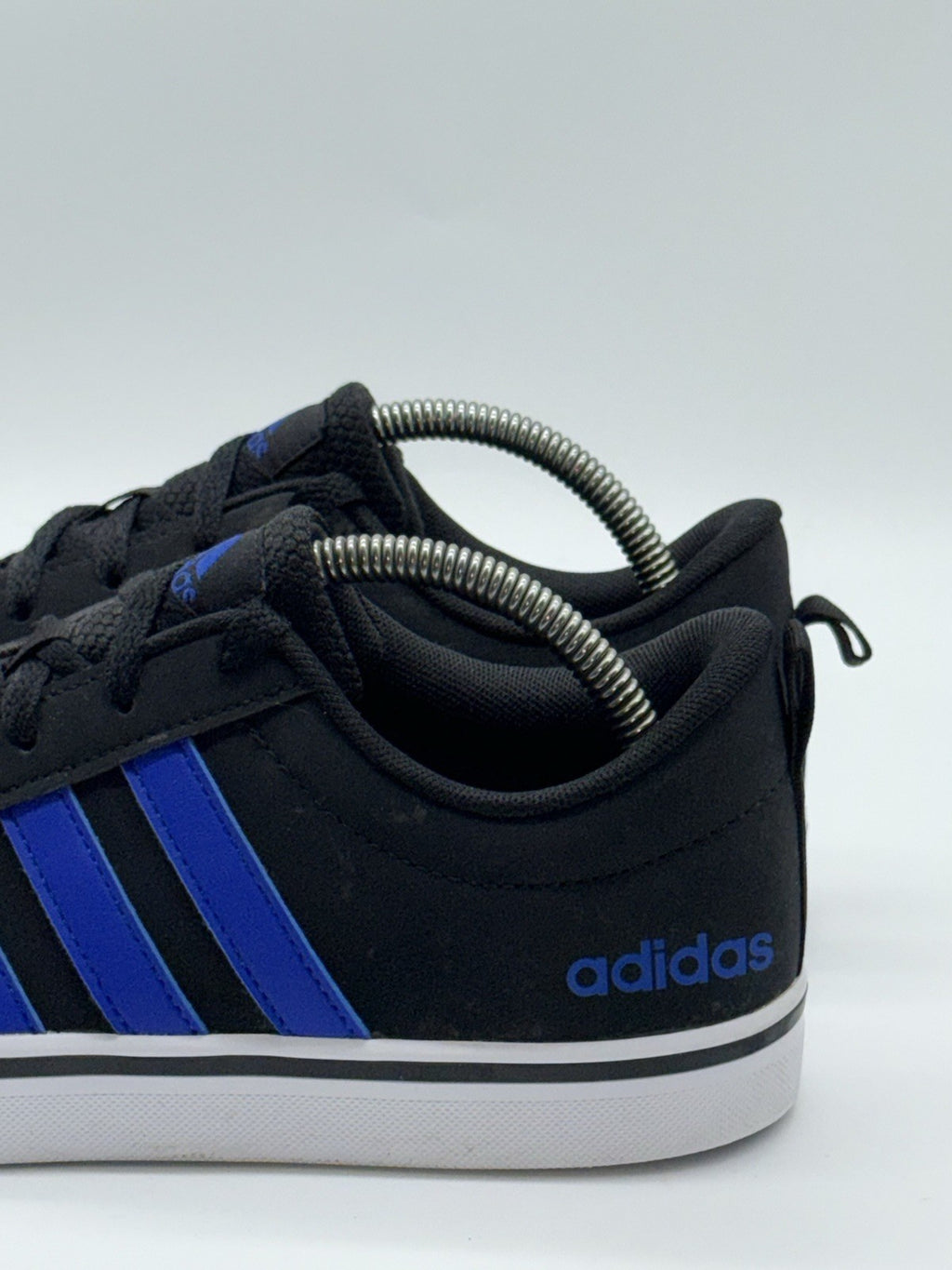 Adidas VS Pace 2.0 HP6004 Black x Royal Blue 3 Stripes UK Size 6