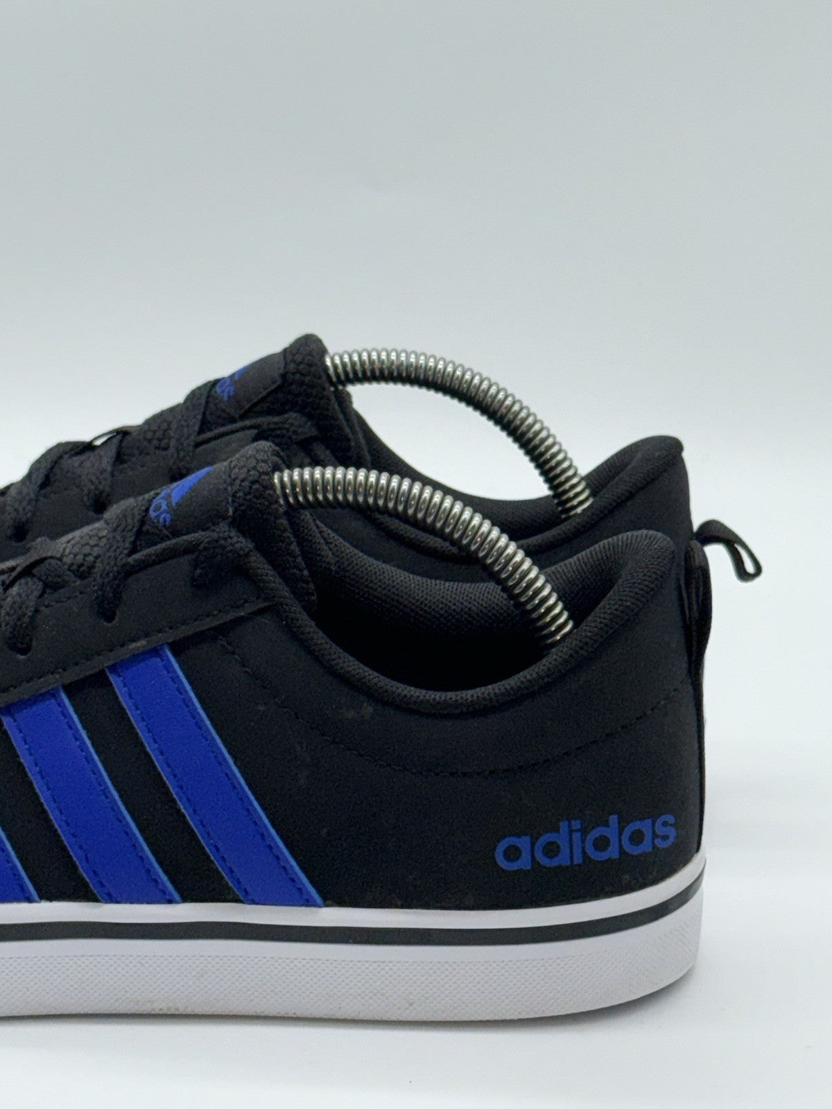 Adidas VS Pace 2.0 HP6004 Black x Royal Blue 3 Stripes UK Size 6