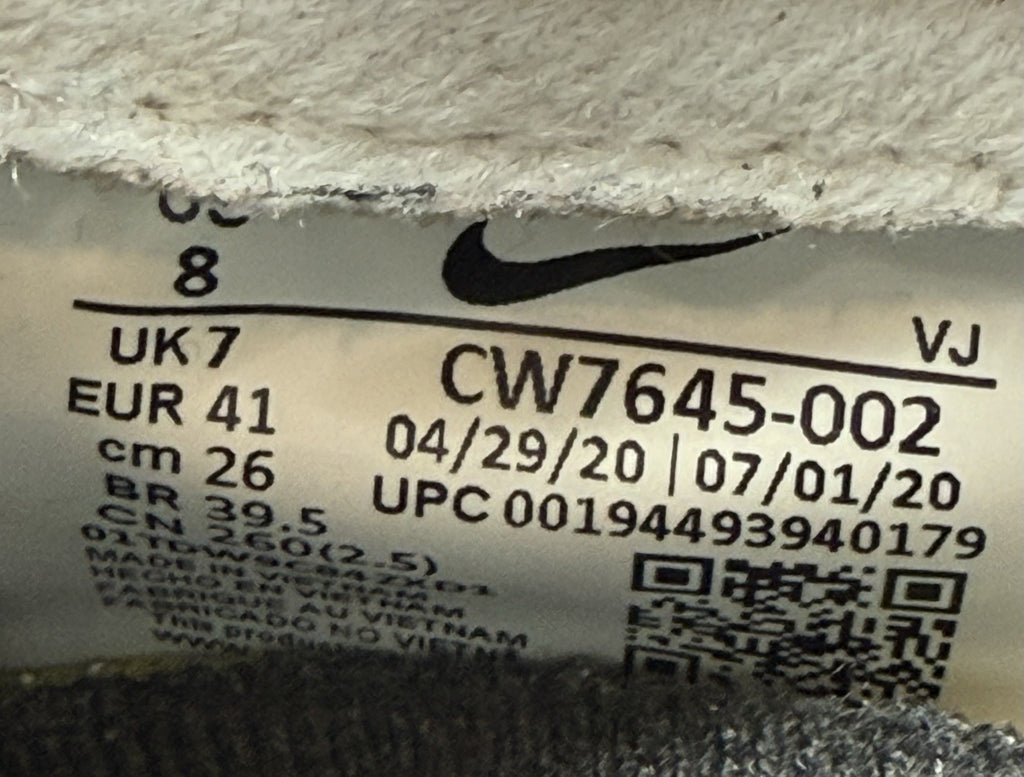 Nike Challenger OG Black x White Size UK 7 Retro Trainers
