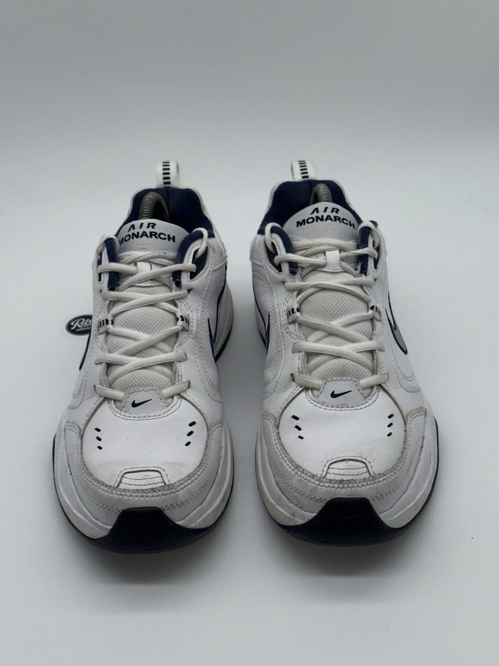 Nike Air Monarch IV 'White x Navy' – UK 7