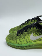 (2015) Nike Flyknit Air Max Voltage Green Volt x Black Retro Trainers UK 7.5
