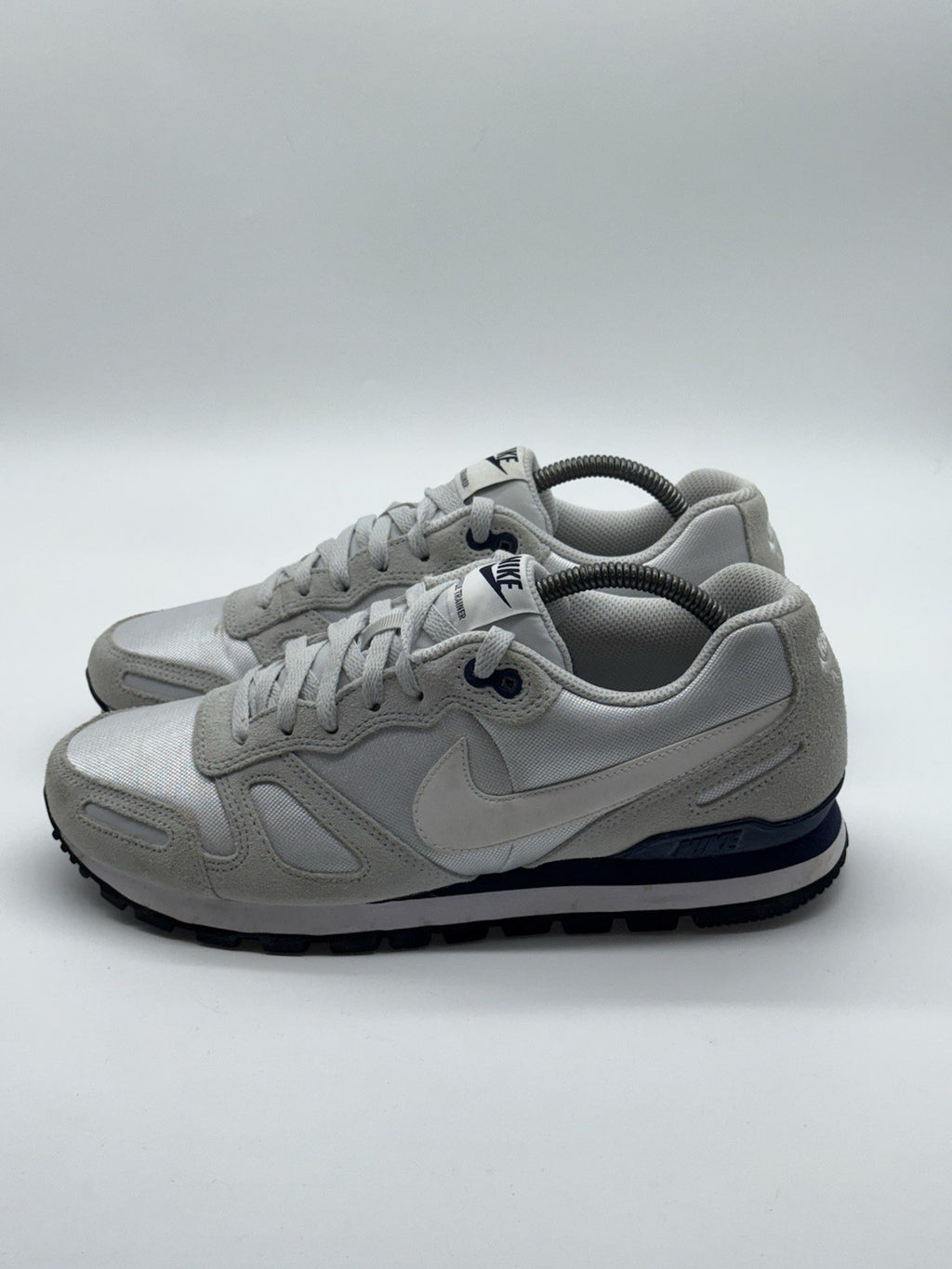 Nike Air Waffle Trainer 'Pure Platinum x Grey x Navy' (2015) – UK 8