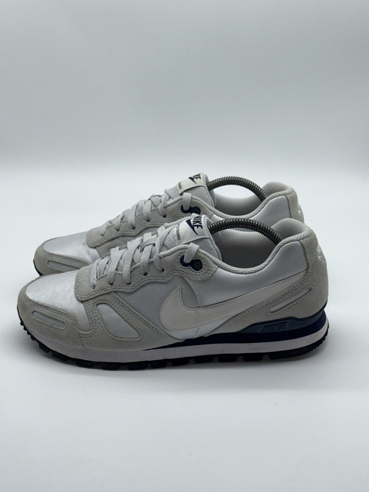 Nike Air Waffle Trainer 'Pure Platinum x Grey x Navy' (2015) – UK 8