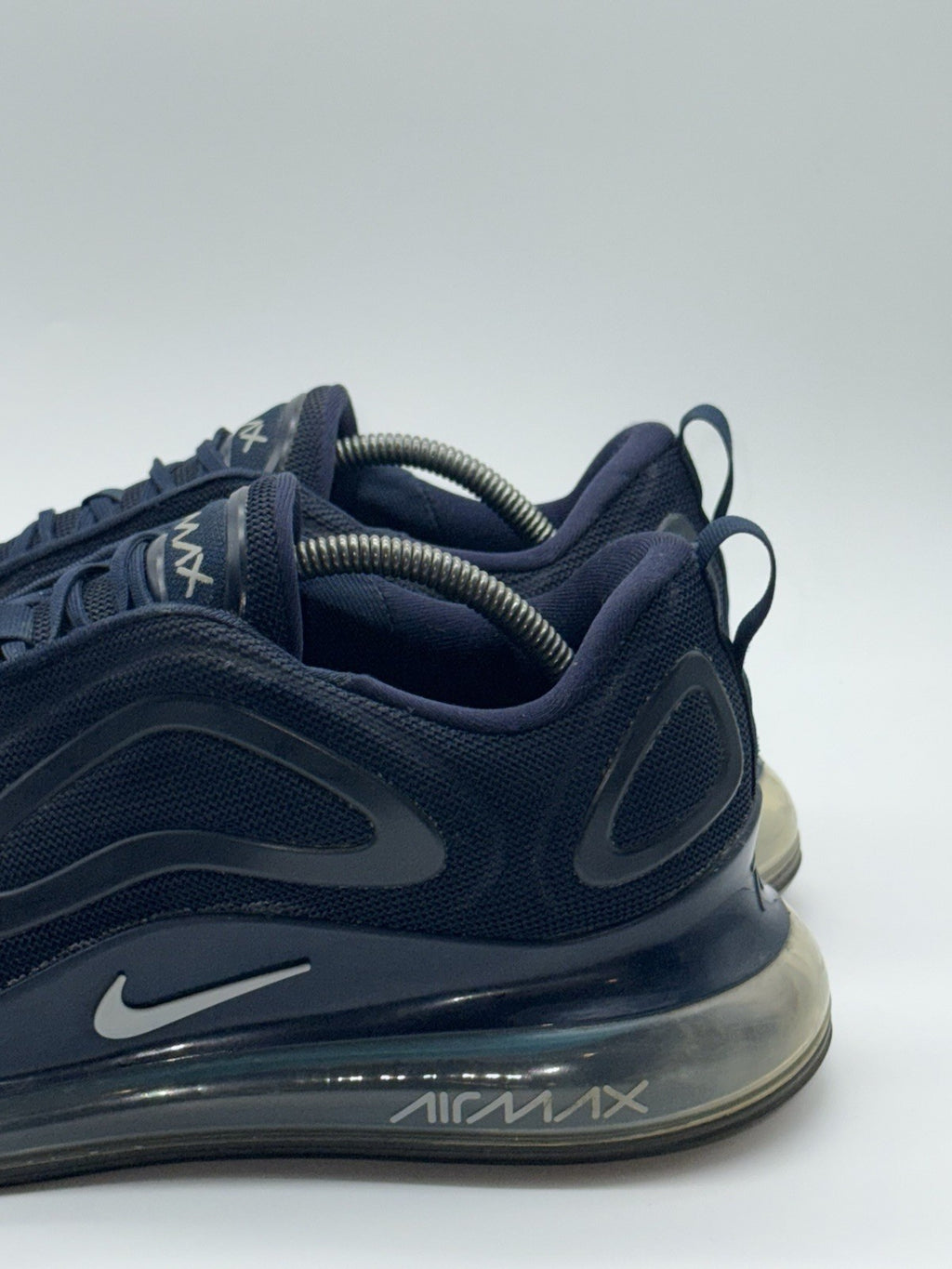 (2019) Nike Air Max 720 Obsidian Navy Blue Retro Trainers UK 10.5