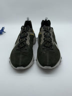 Nike React Element 55 Sequoia Deep Forest Green Khaki x Yellow UK 11 CQ6366-300