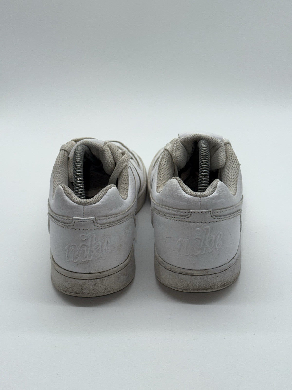 Nike Ebernon Low Casual Trainers ‘Triple White’ Size UK 7