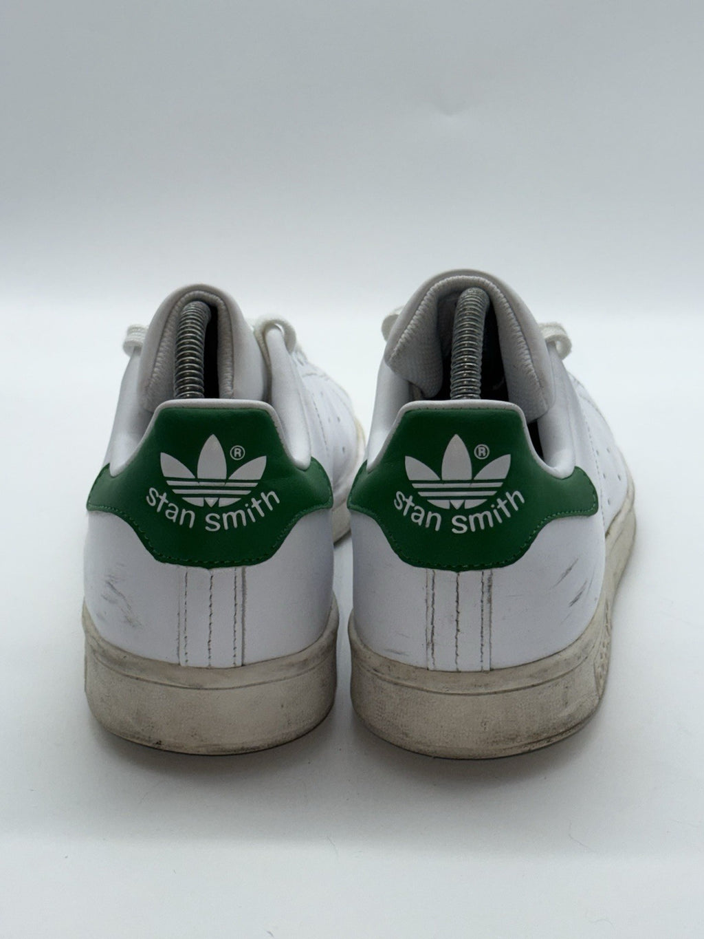 adidas Originals Men's Stan Smith Leather Trainers White x Green UK 8