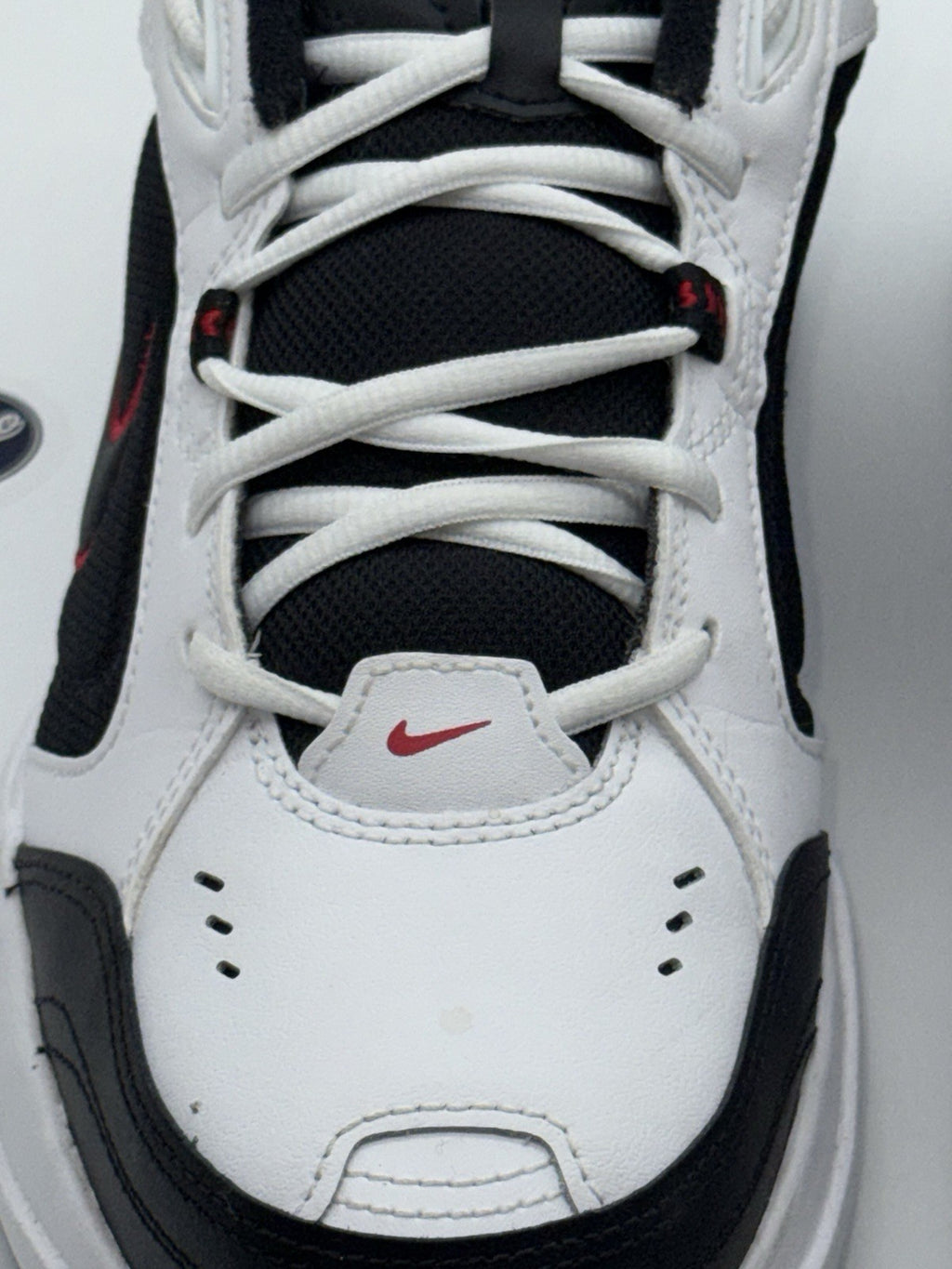 Nike Air Monarch IV 'White x Black x Red' (2023) – UK 9
