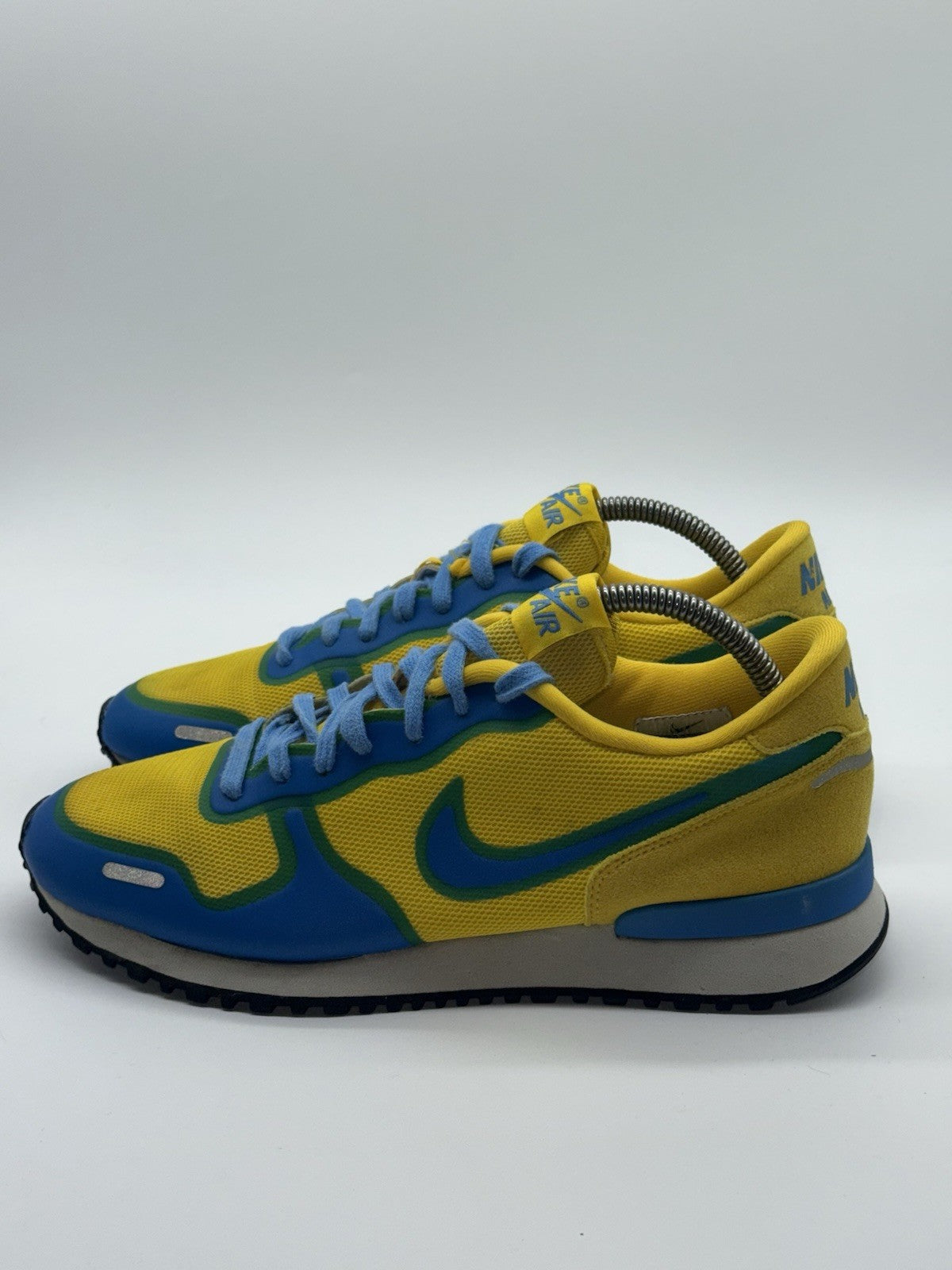 (2011) Nike Air Vortex Fuse Tour Yellow/Light Italy Blue Vintage Trainers UK 6