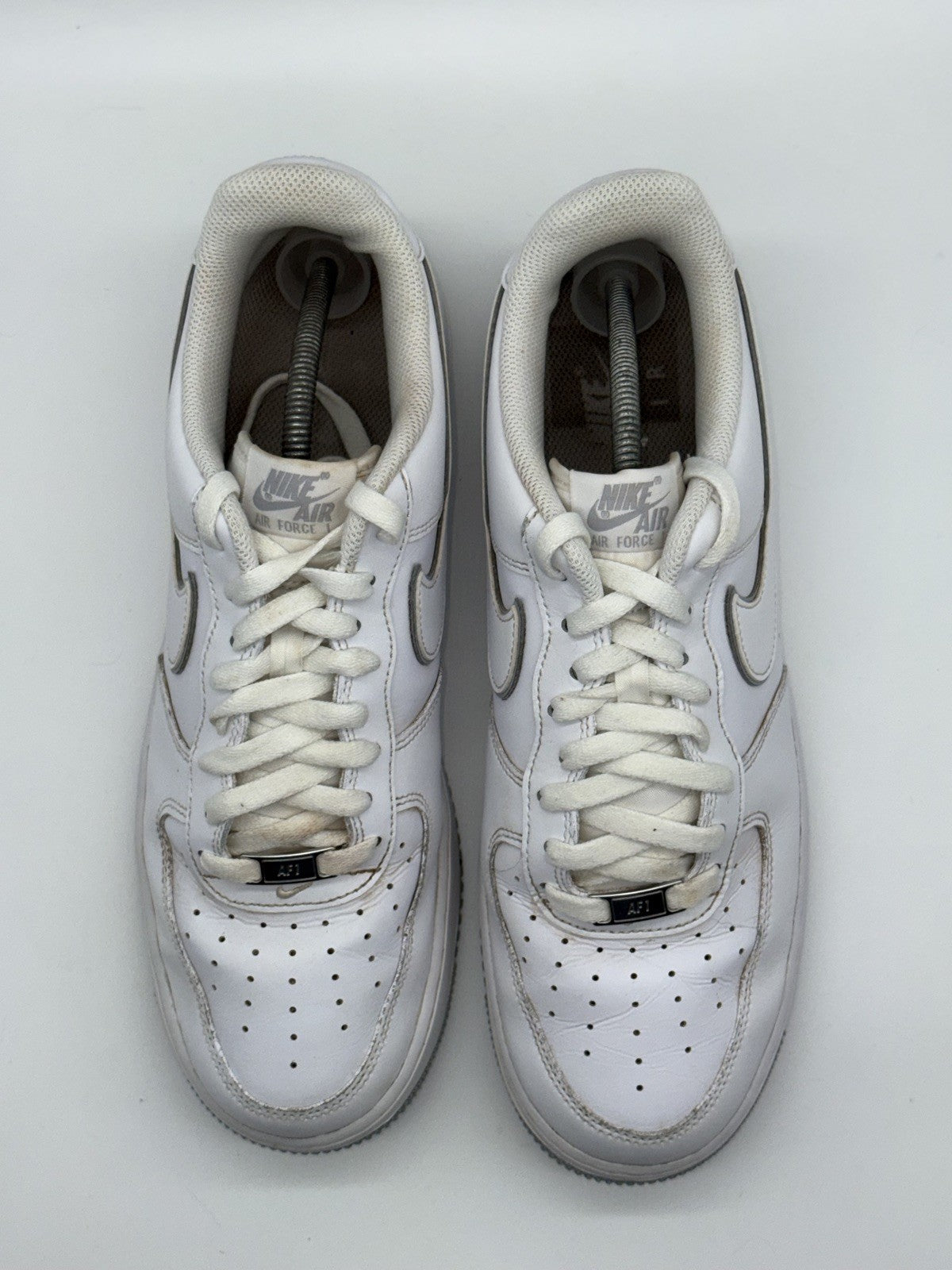 Nike Air Force 1 '07 Low White Wolf Grey Sole Size UK 10.5 (DV0788-100)