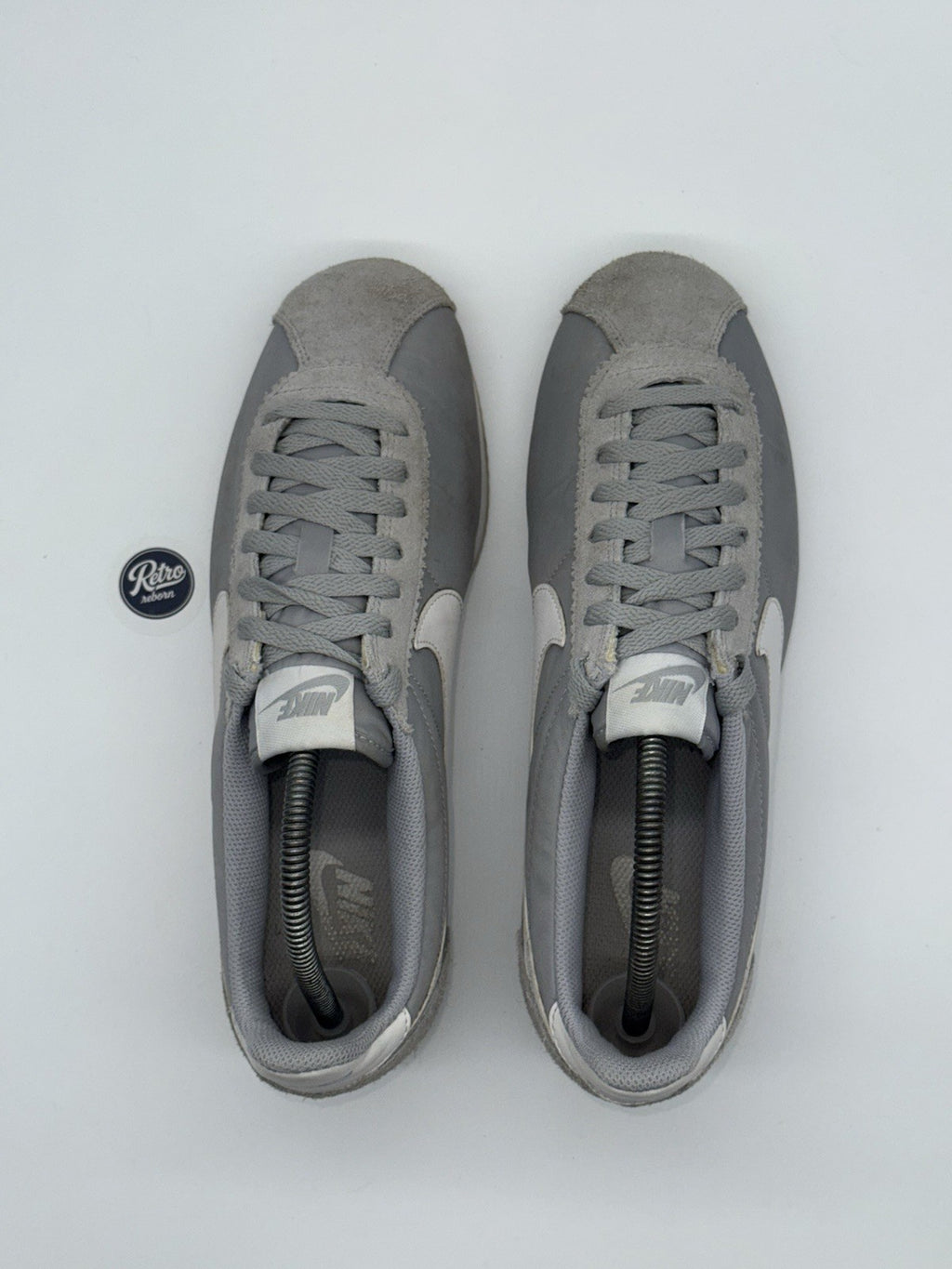 Nike Classic Cortez Nylon 'Wolf Grey x White' (2015) – UK 8