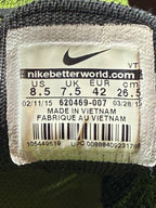 (2015) Nike Flyknit Air Max Voltage Green Volt x Black Retro Trainers UK 7.5