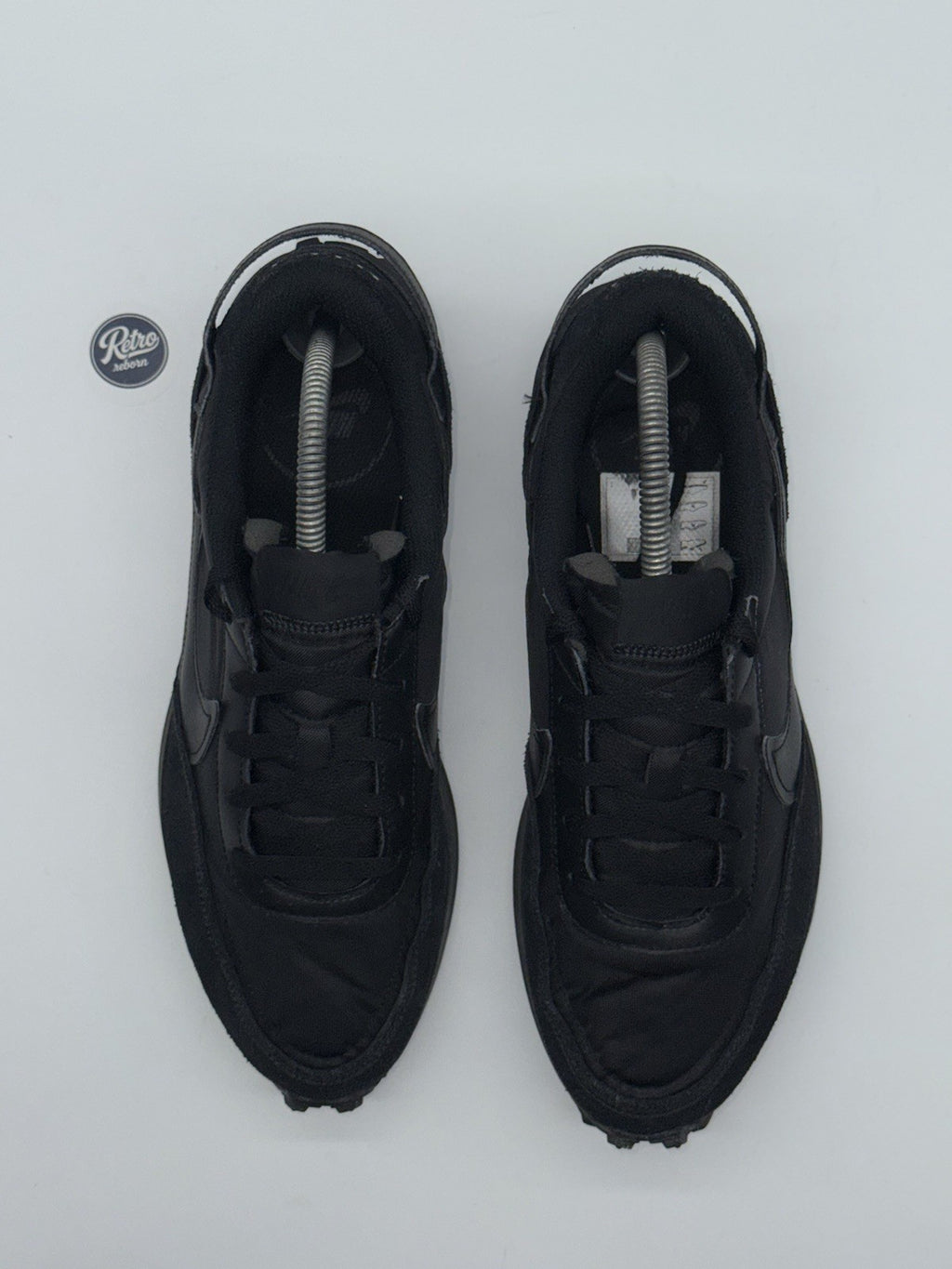 Nike Waffle Debut 'Triple Black' (2022) – UK 7.5