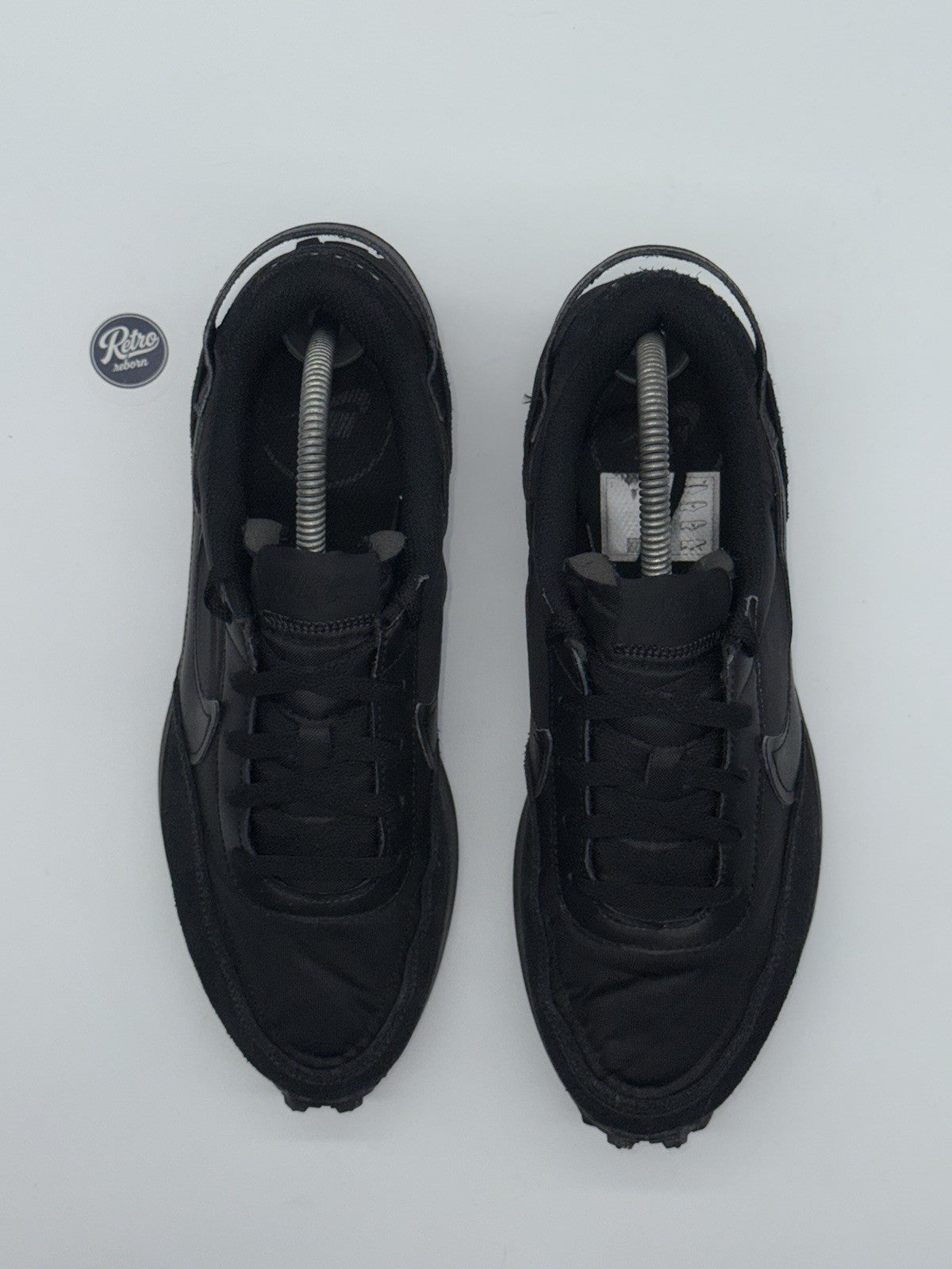 Nike Waffle Debut 'Triple Black' (2022) – UK 7.5