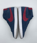 (2013) Nike Blazer Mid Suede Trainers Navy Blue/Red/White UK 9 (371761-461)