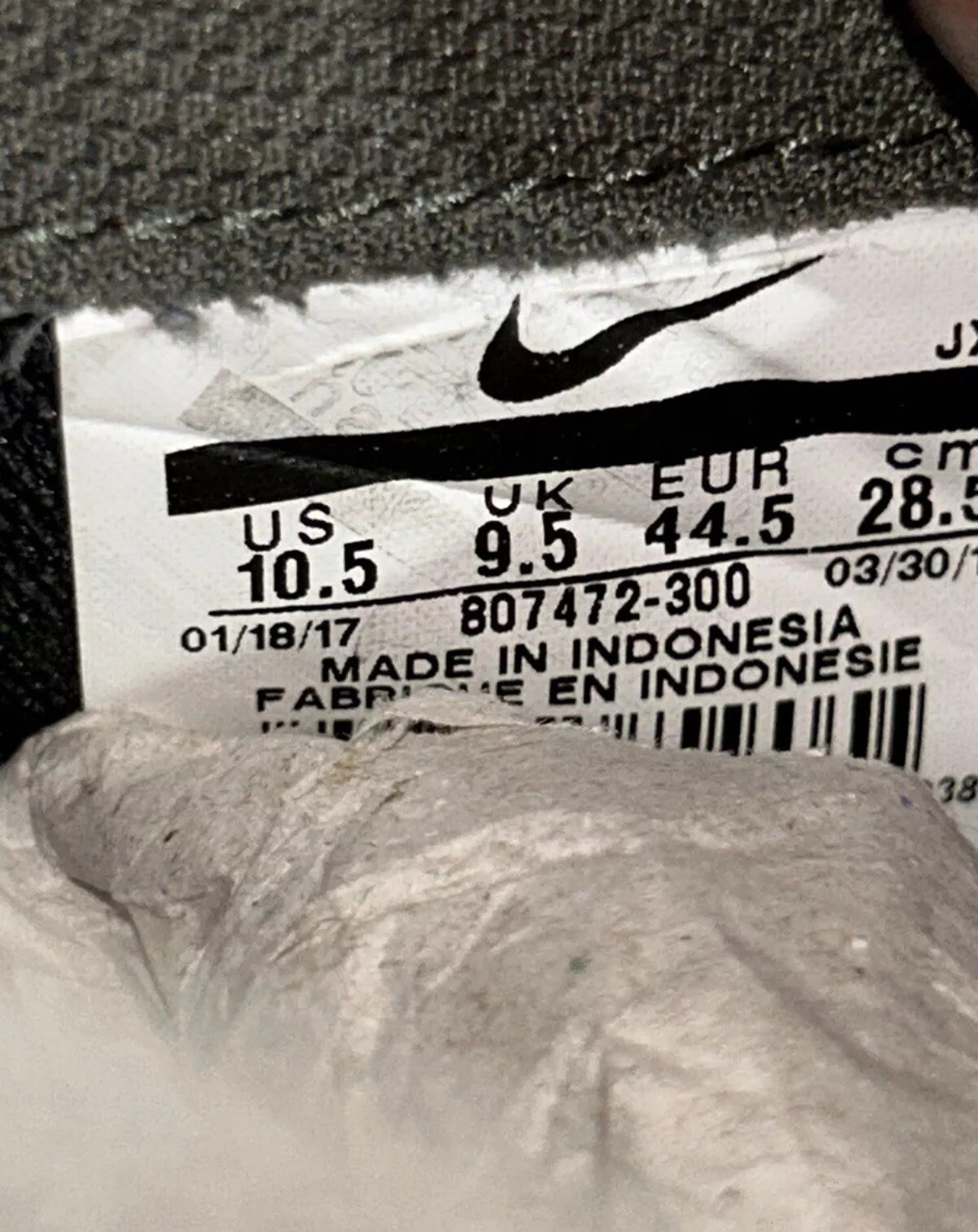 Nike Classic Cortez Nylon 'Cargo Khaki x White' – UK 9.5
