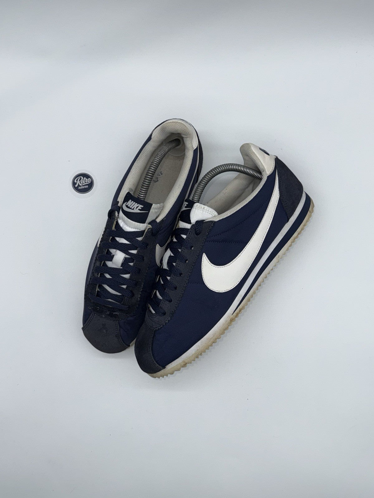 Nike Cortez Nylon OG 'Obsidian x White' trainers – UK 8