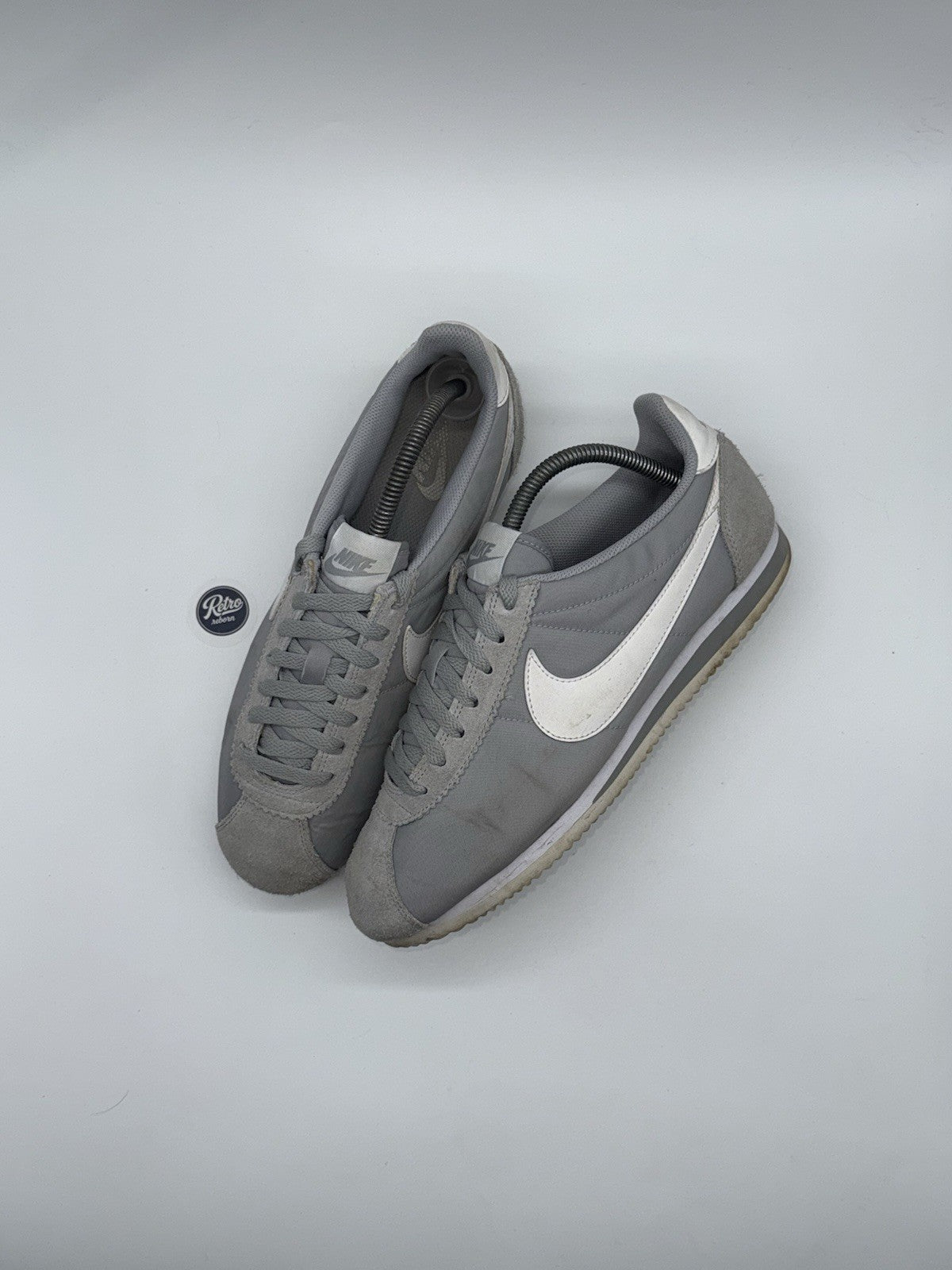 Nike Classic Cortez Nylon 'Wolf Grey x White' (2015) – UK 8