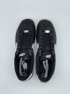 Nike Classic Cortez Black/White TXT Nylon Retro Trainers Size UK 7
