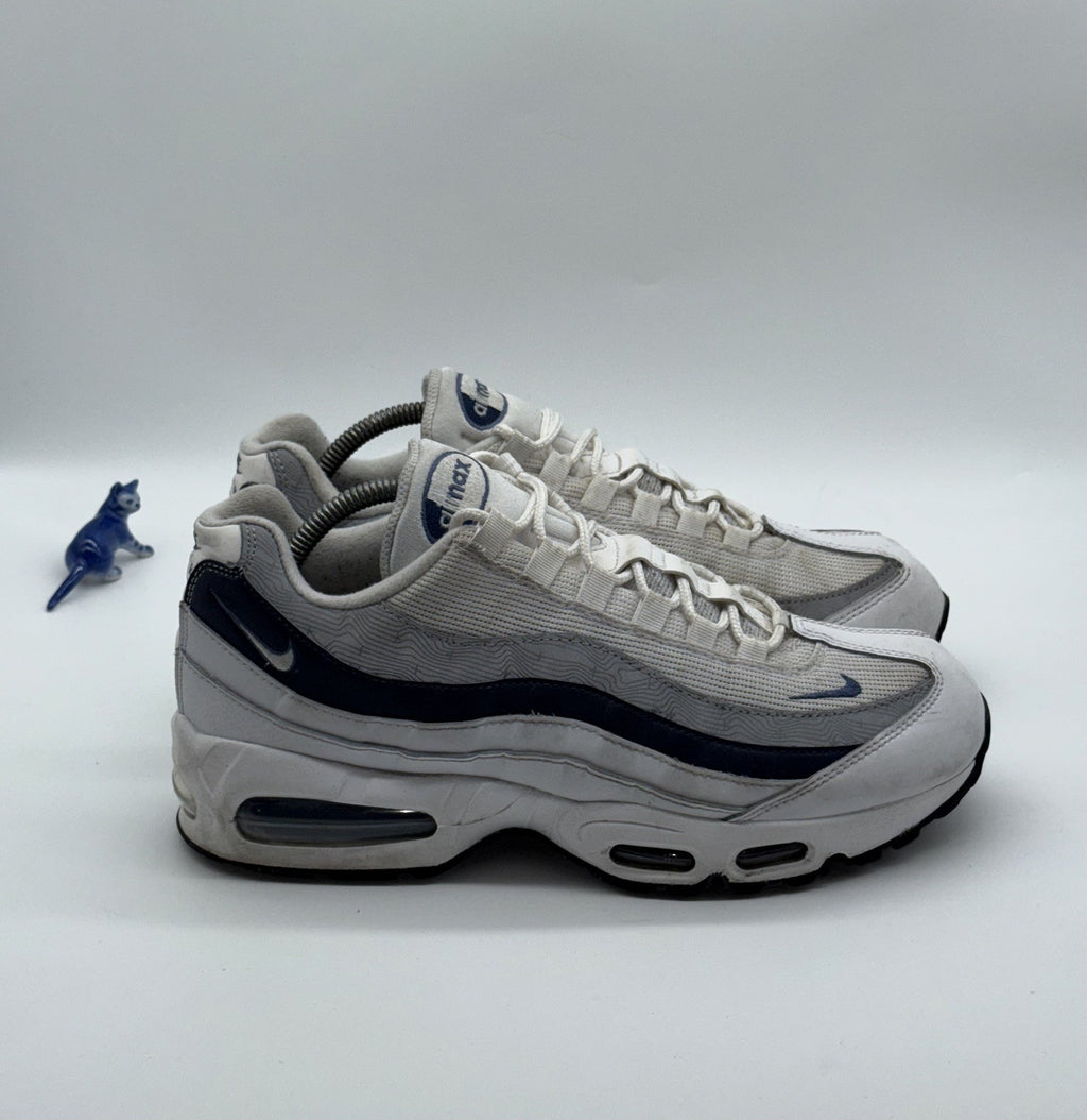 Nike Air Max 95 OG Trainers - Diffused Blue / White - Size UK 8 - (IF2718-100)
