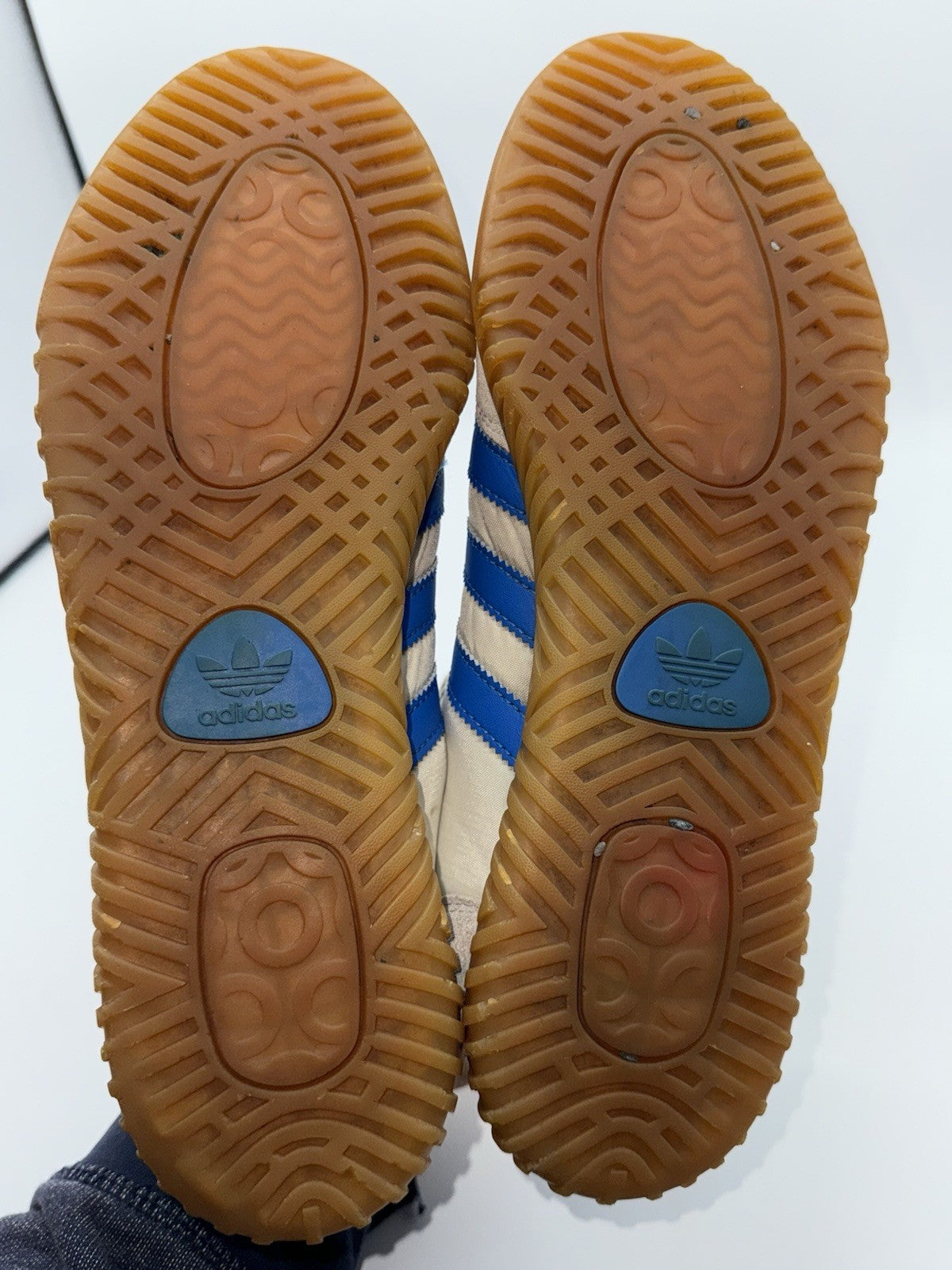 (2017) adidas Spezial Indoor Kreft Chalk White x Blue Trainers Men's UK 9