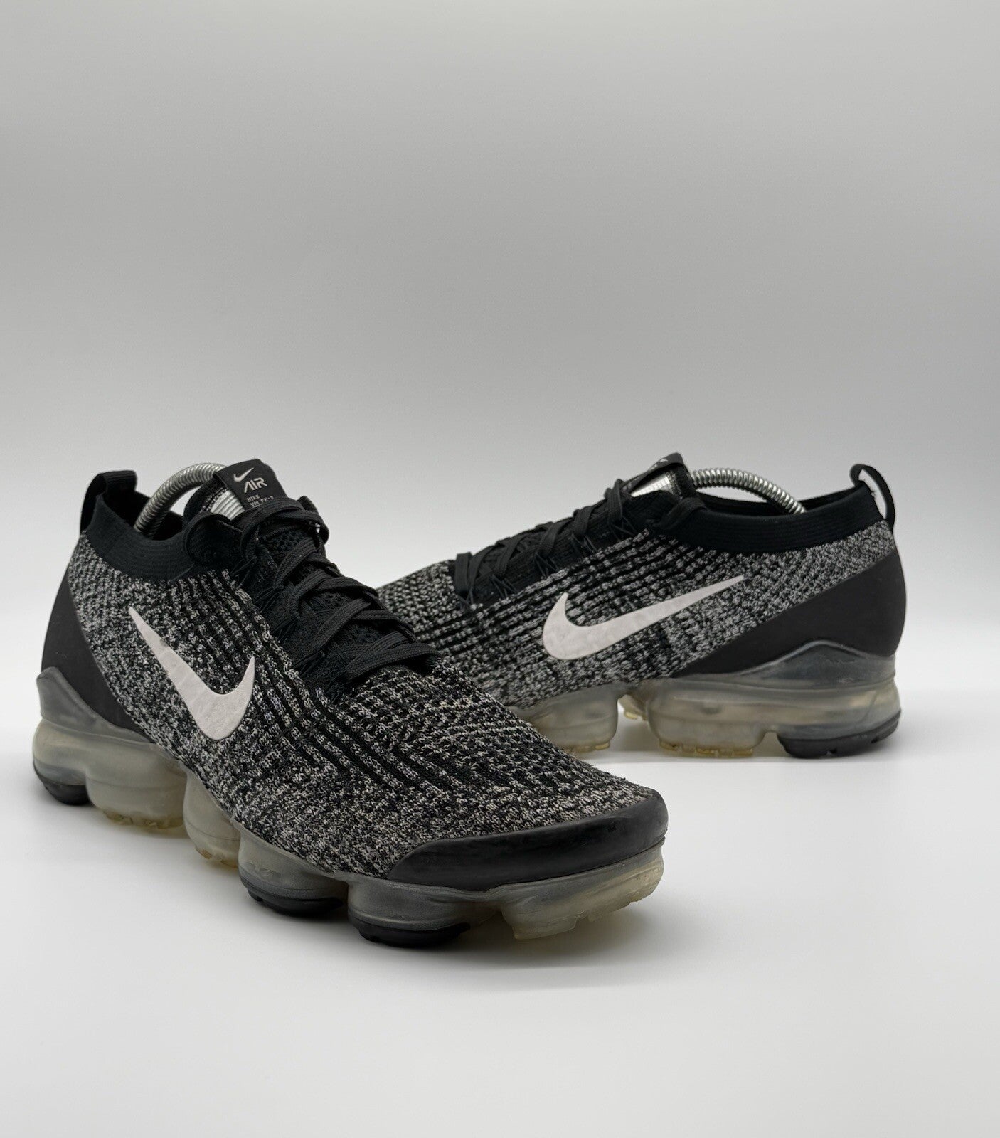 (2019) Nike Air VaporMax Flyknit 3 UK 10 (EUR 45 Black White AJ6900 002