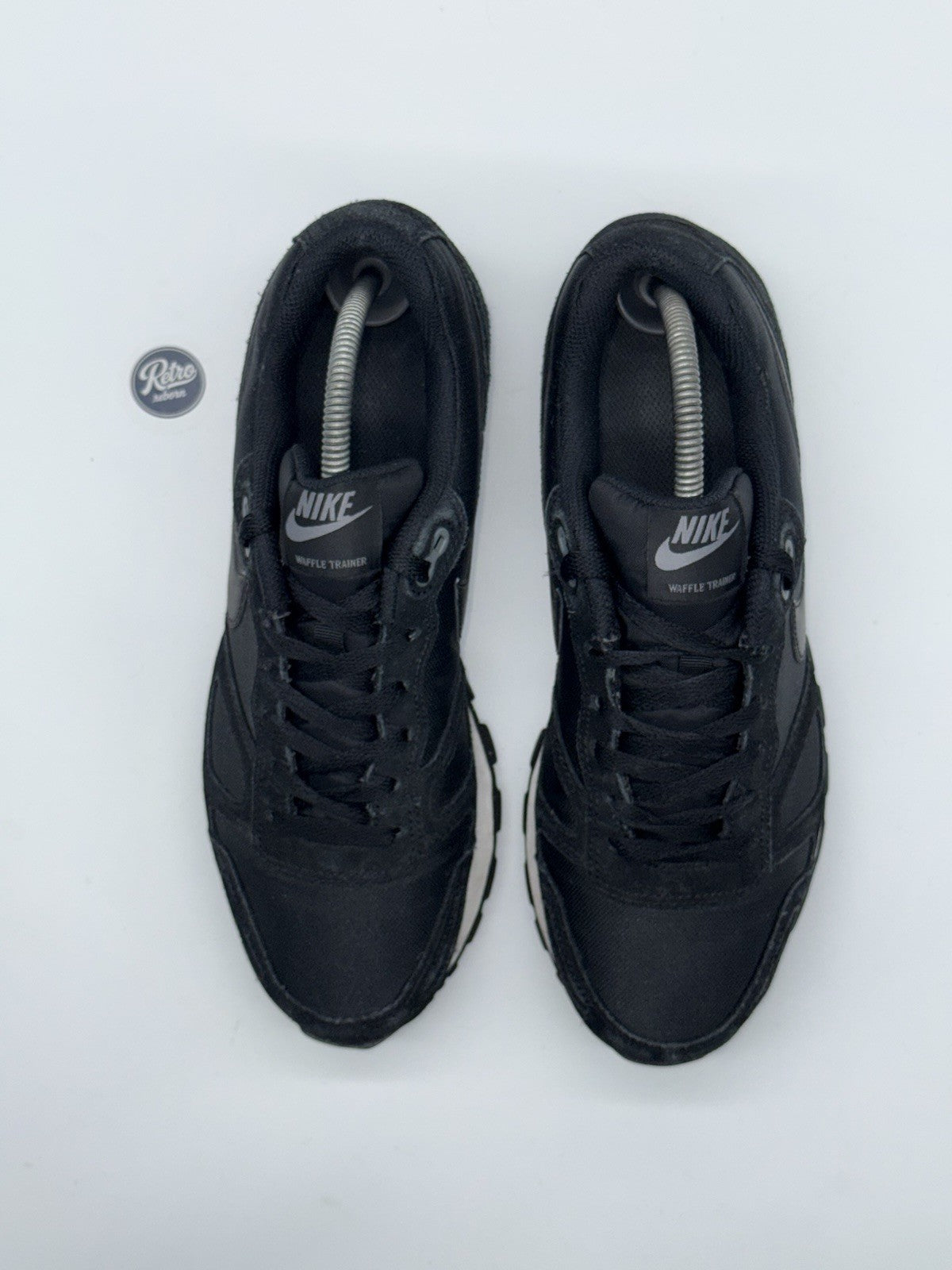Nike Air Waffle Trainer 'Black x Grey Suede' (2016) – UK 8