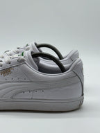Men’s Puma Basket Vulc White Low Top Trainers Size UK 9