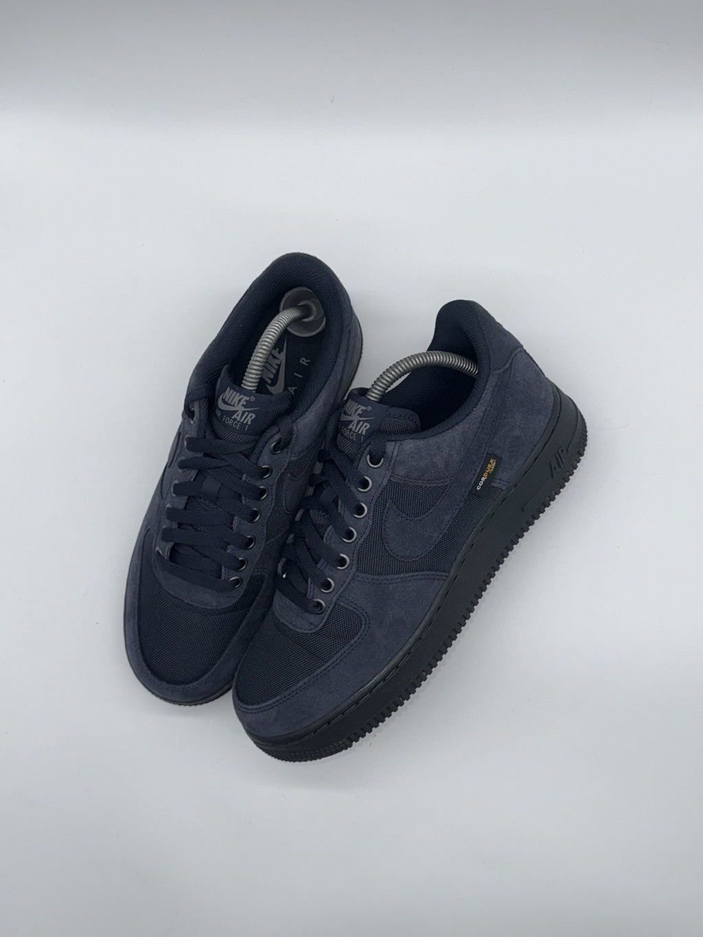 (2024) Nike Air Force 1 Cordura Dark Obsidian Navy Retro Suede Size UK 7